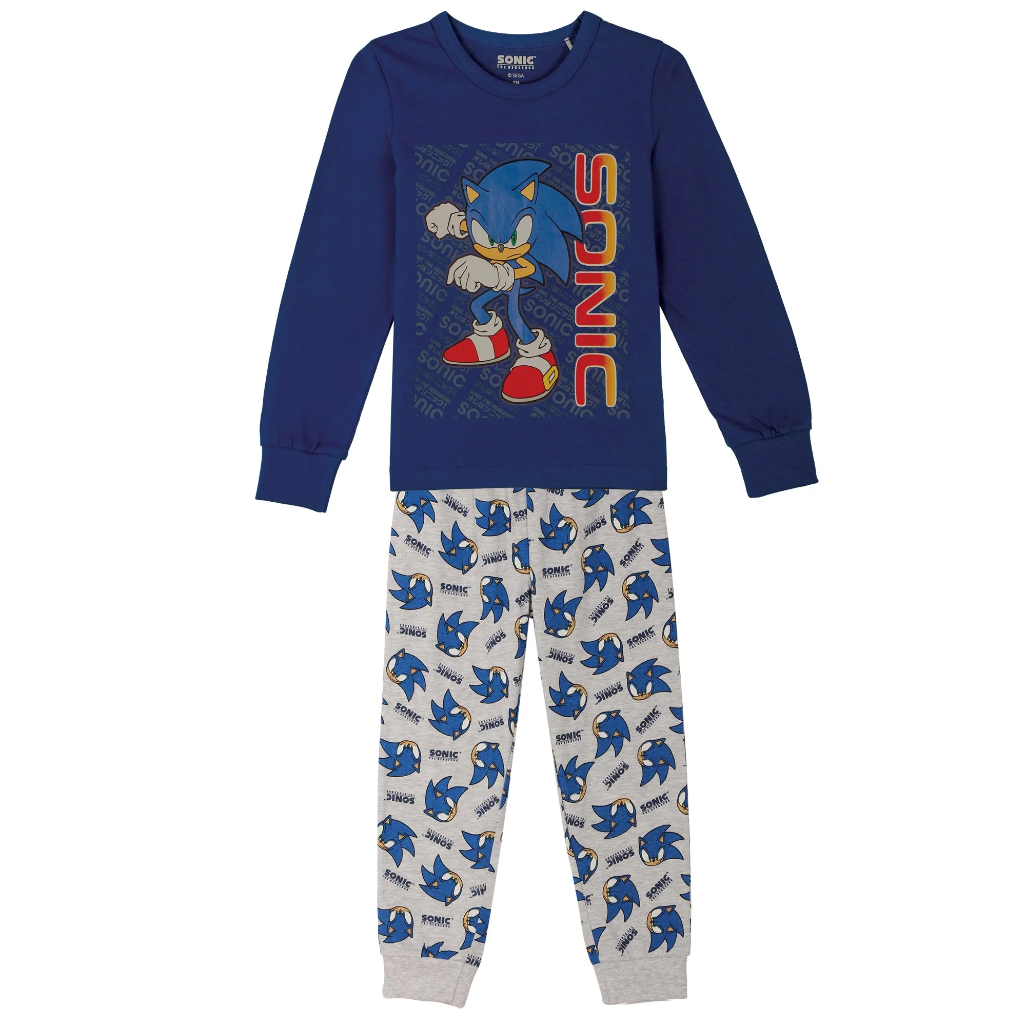 PYJAMA JERSEY BAS RESERRE 4/8A - Bleu