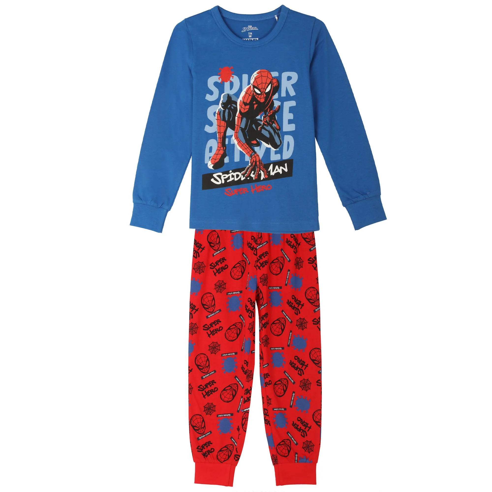 PYJAMA JERSEY BAS RESERRE 4/8A - Rouge