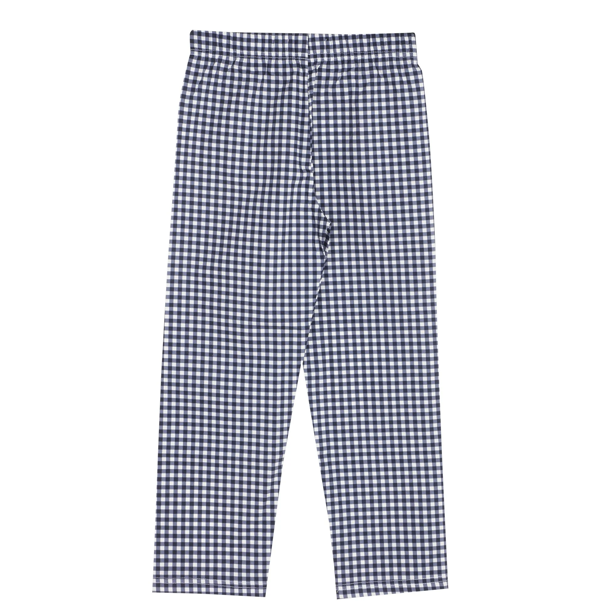 Pyjama manches longues avec Col Tunisien et Bas Popeline Ă rayures - Image 3