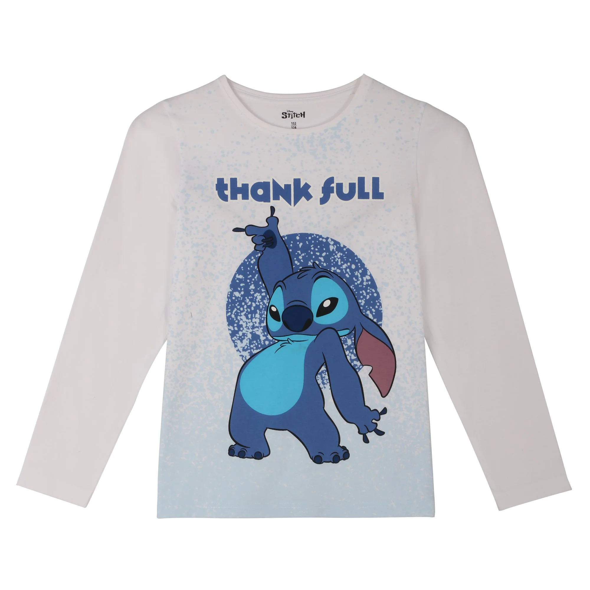 Pyjama pantalon large 10/12 ans - Bleu clair - Image 2