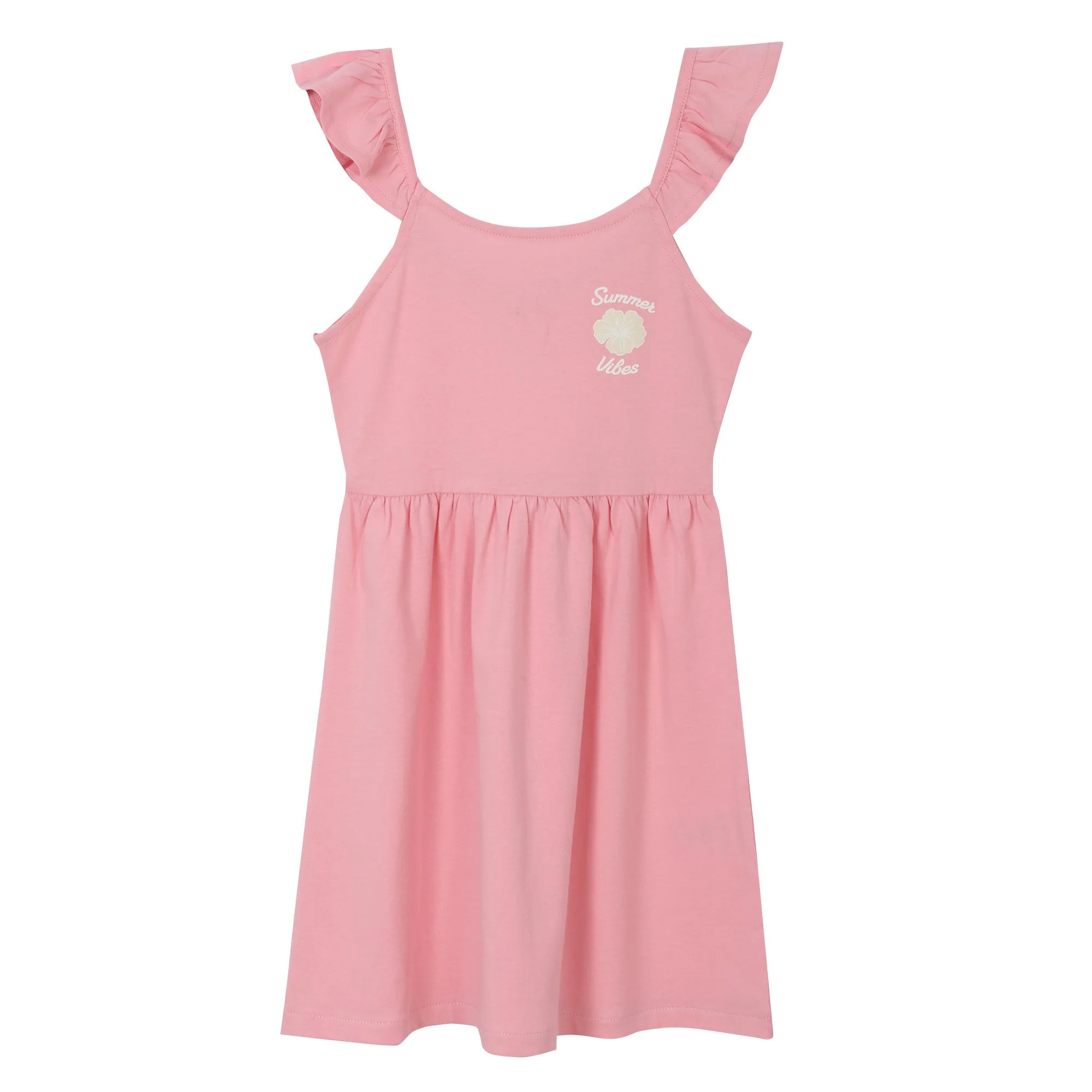 Robe à volants 3/6 ans - Jaune - Image 3