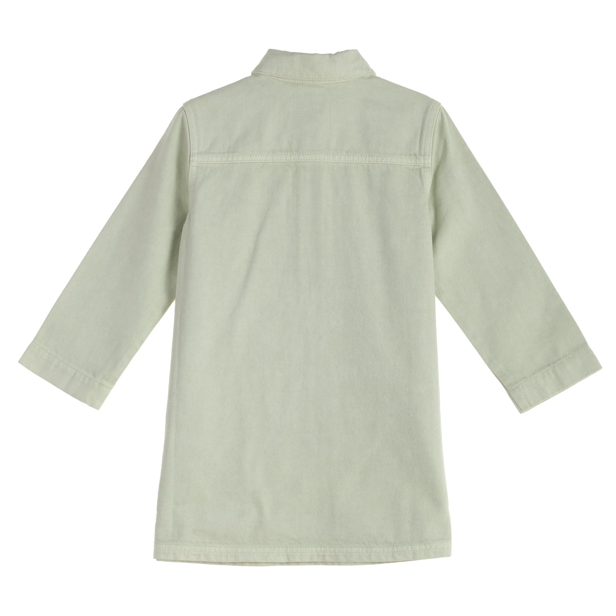 Robe Chemise en Denim - Vert - Image 2