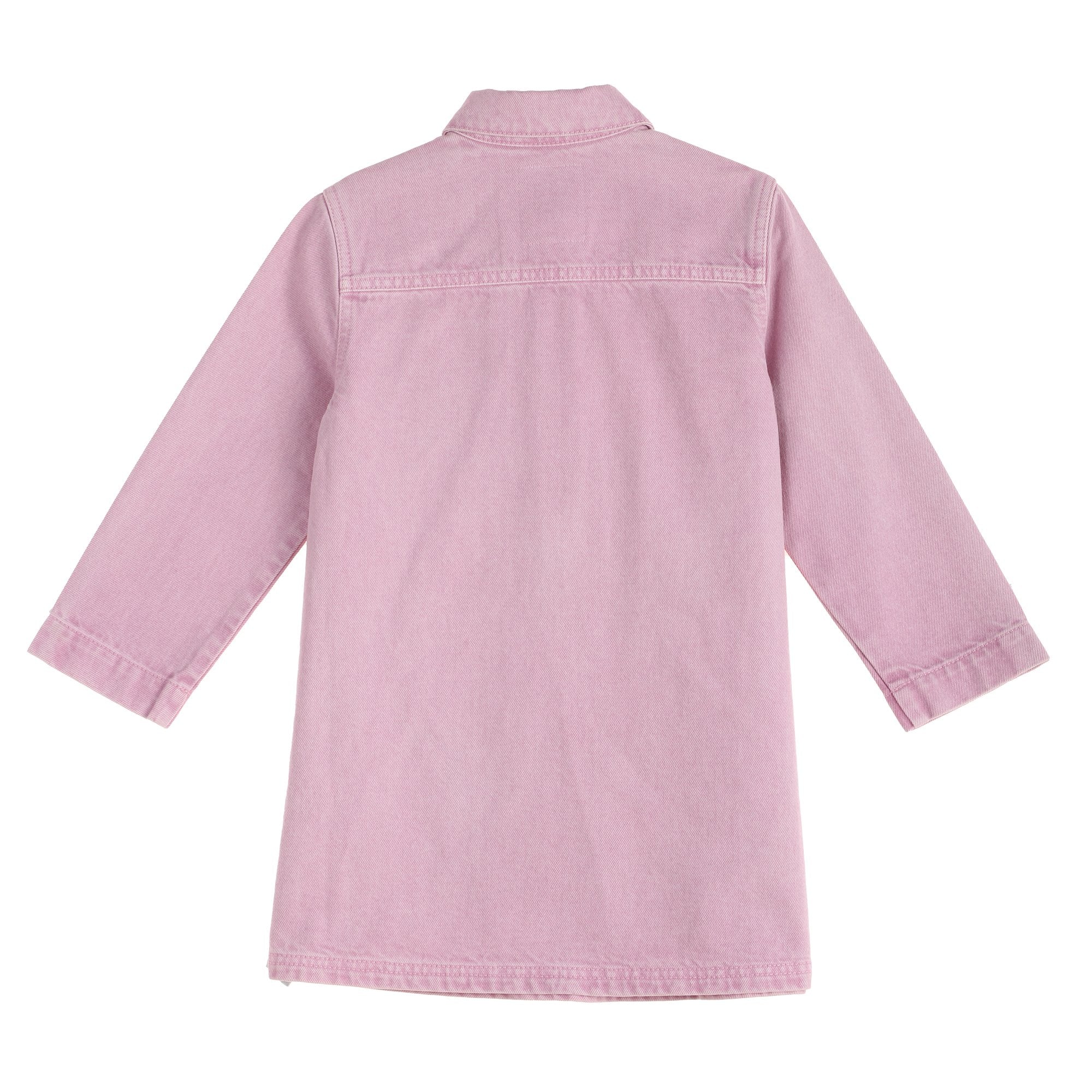 Robe Chemise en Denim - Violet - Image 2