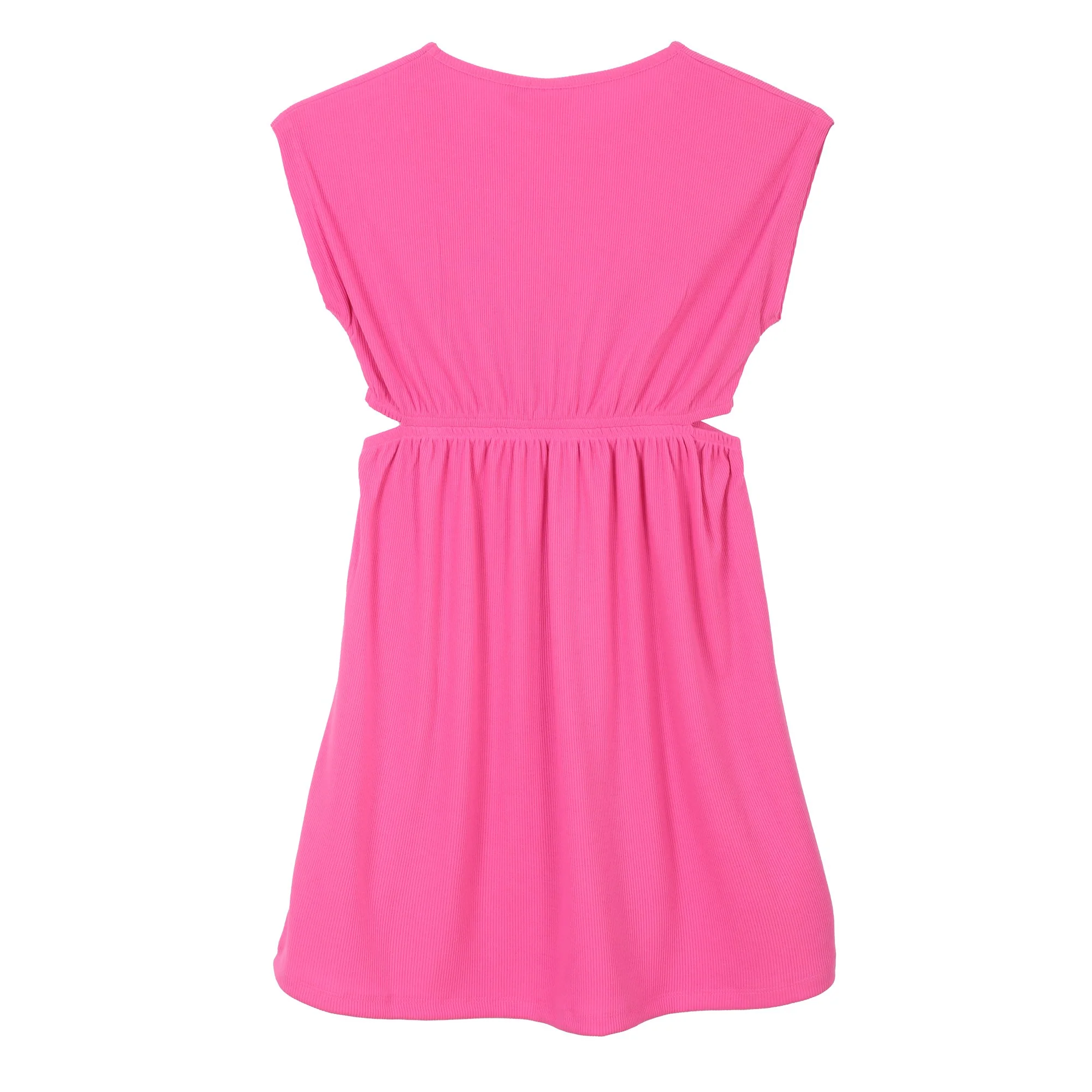 Robe côtelée 7/10 ans - Bleu - Image 4