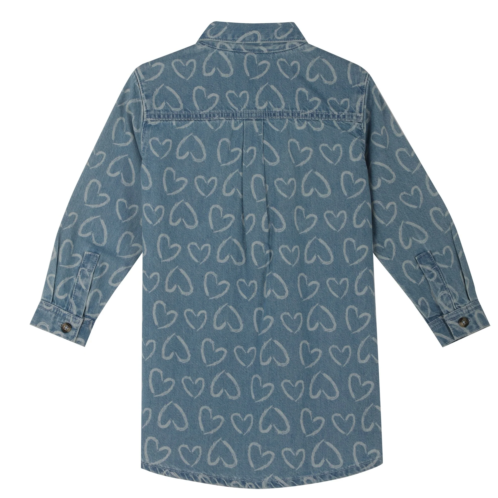 Robe en jeans 3/12 ans - Bleu foncé - Image 2