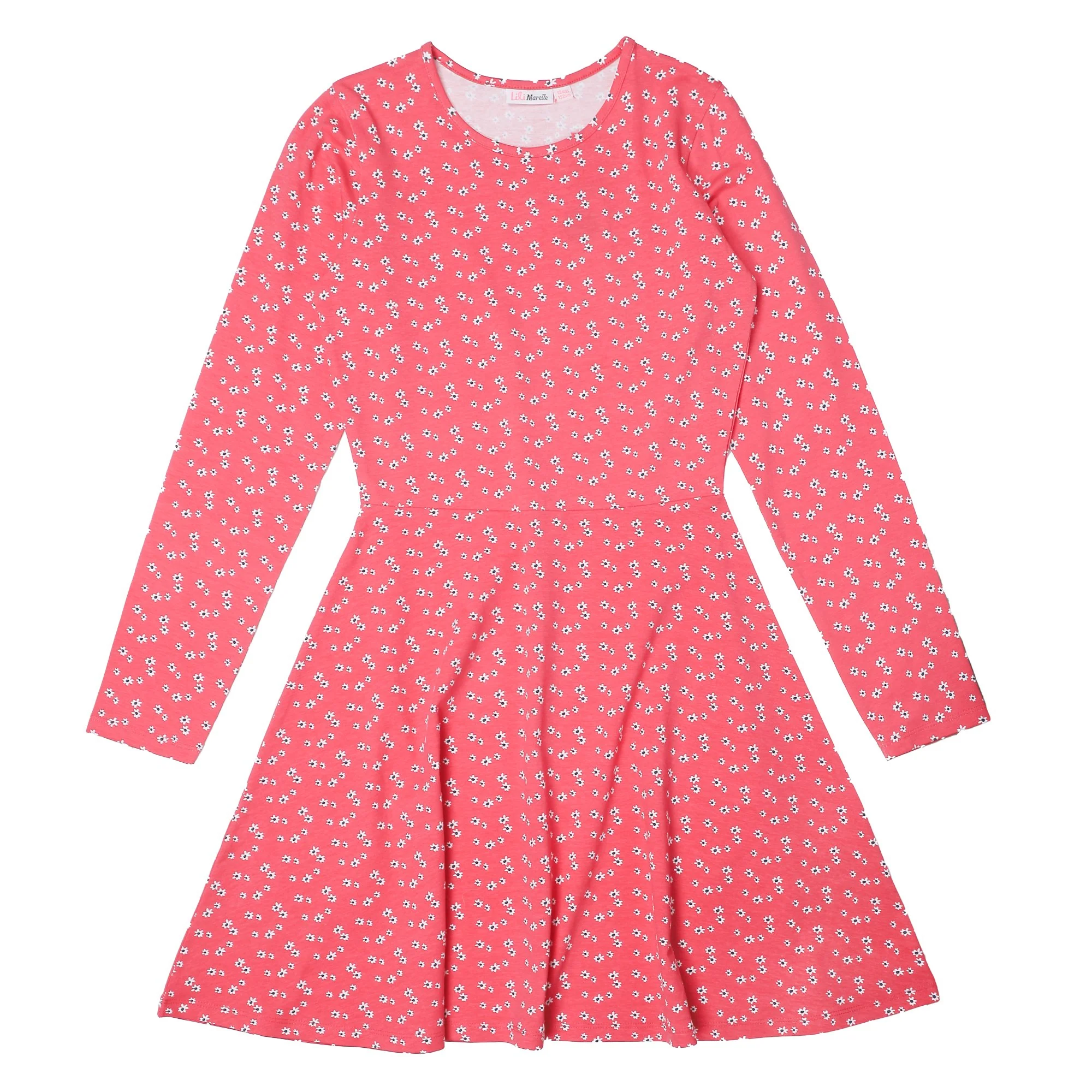 Robe rayée à manches longues 8/12 ans - Bleu foncé - Image 3