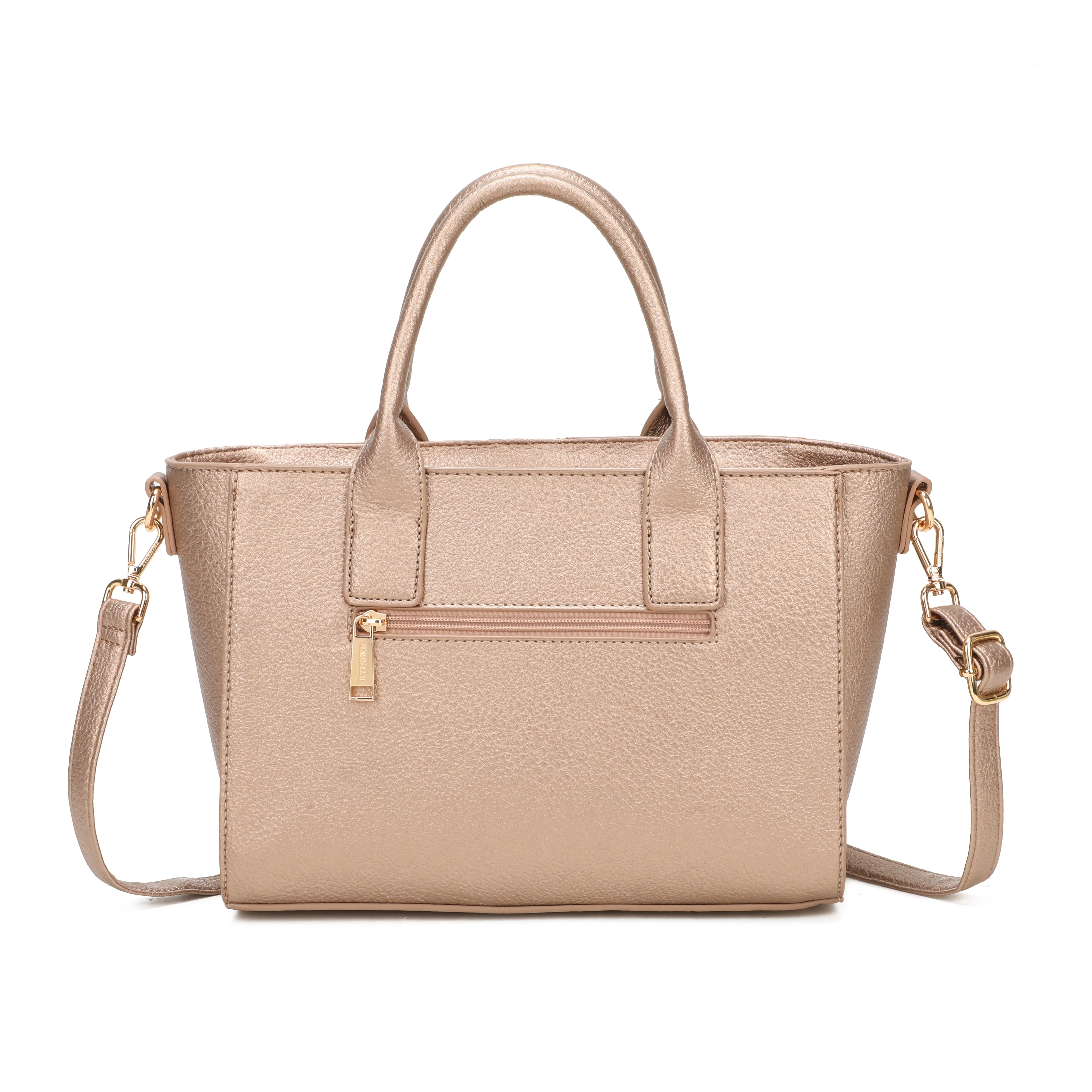 Sac à main avec bandoulière - Rose - Image 3