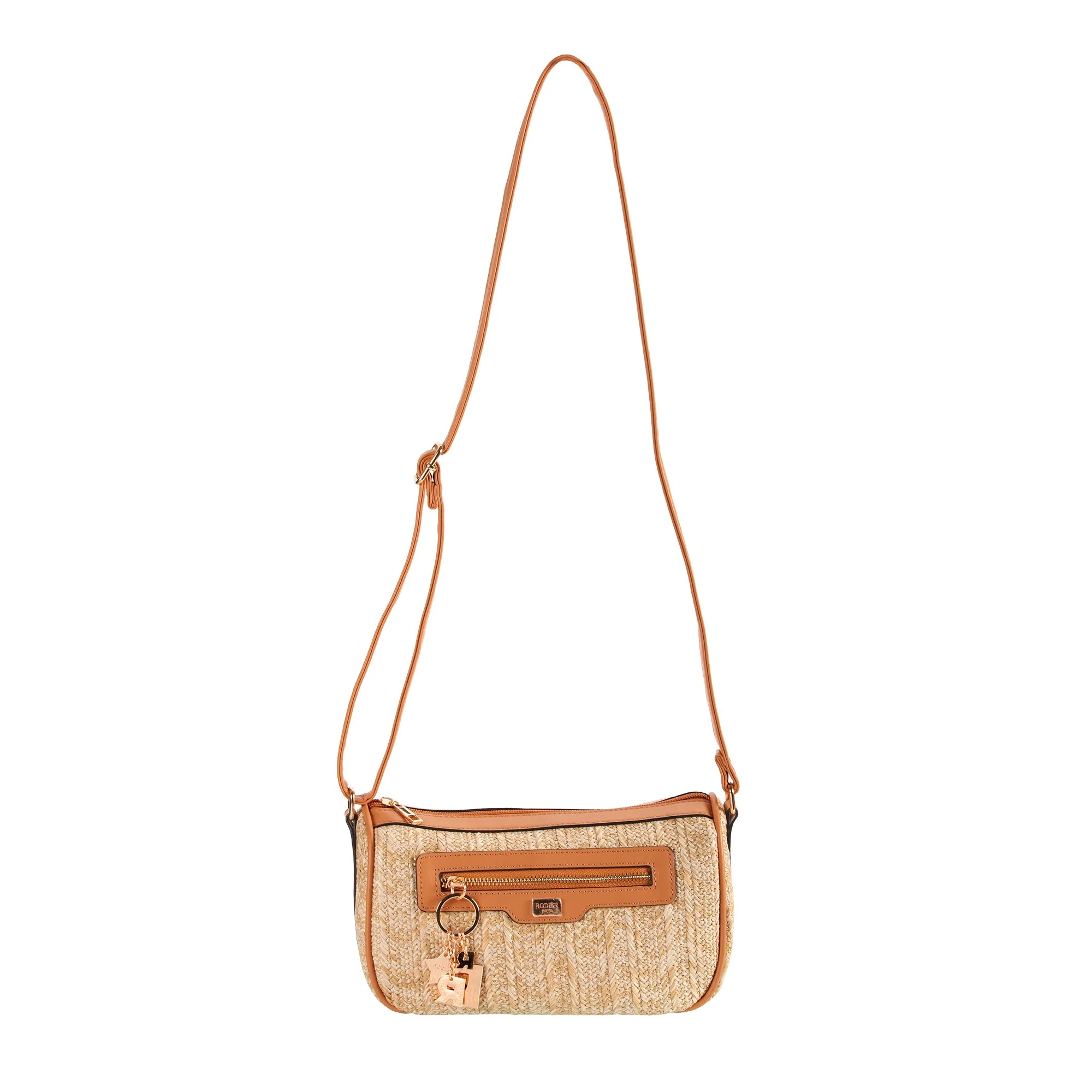 Sac à main bandoulière - Marron - Image 3