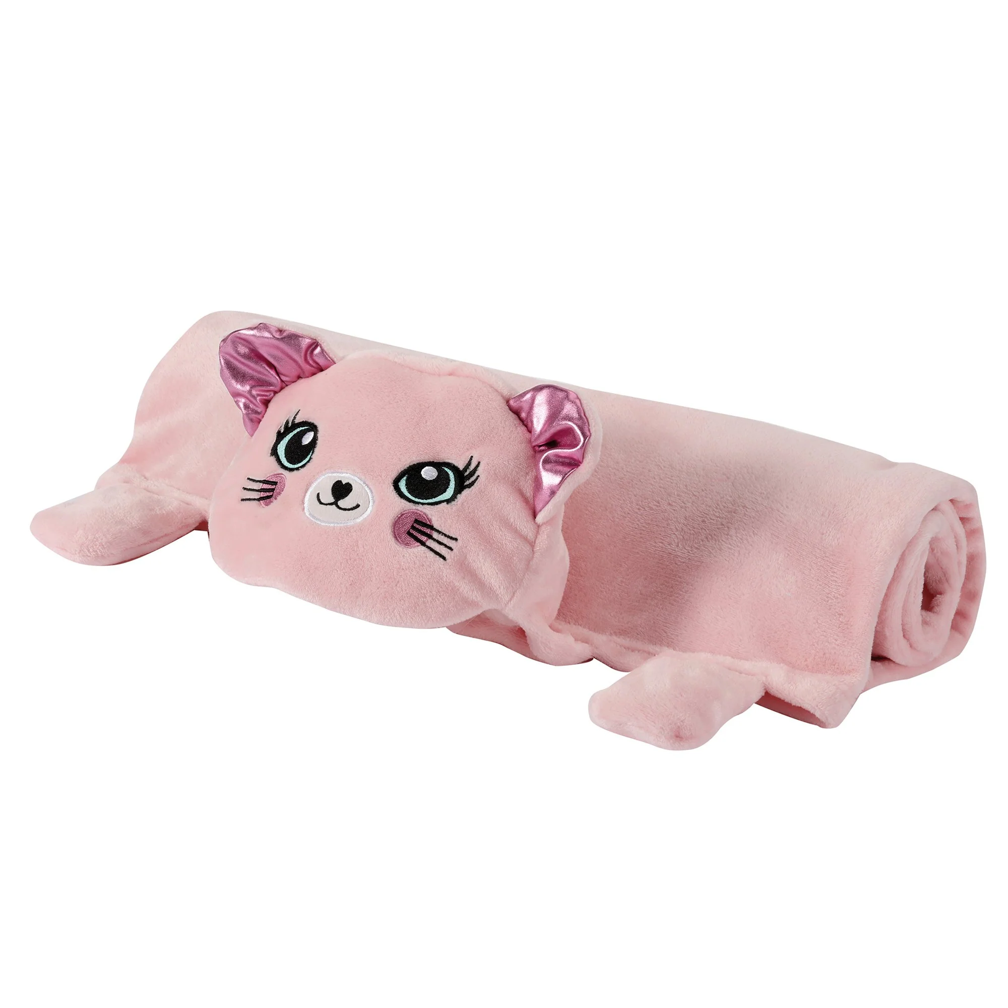 Sac de couchage pour enfant avec capuche - Rose clair - Image 2