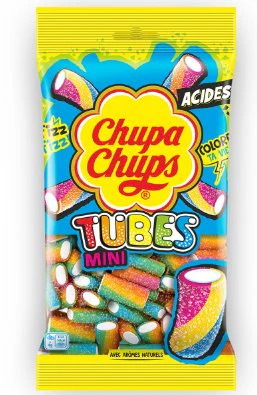Sachet de tubes acidulés