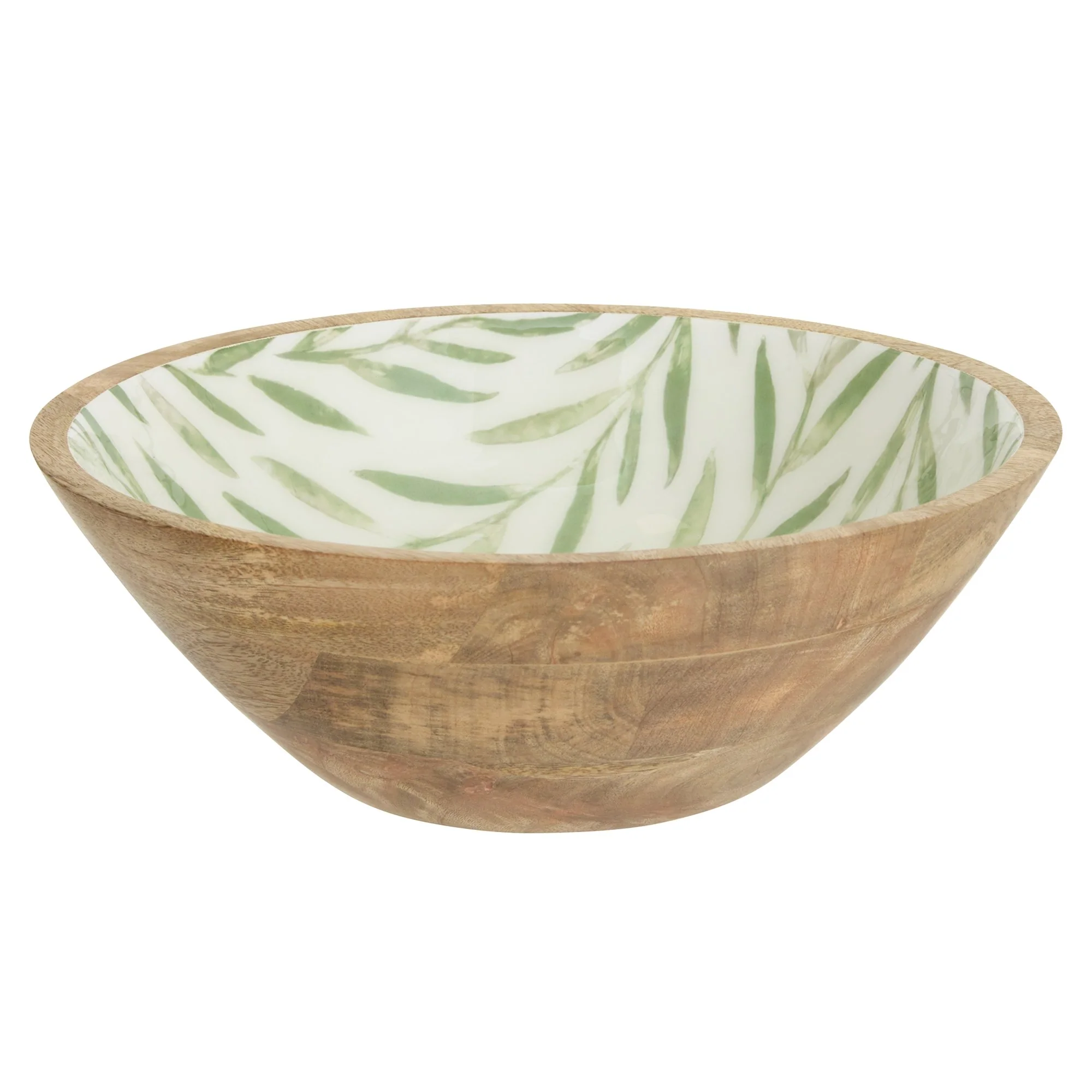 Saladier Inaya en manguier 30cm - olive