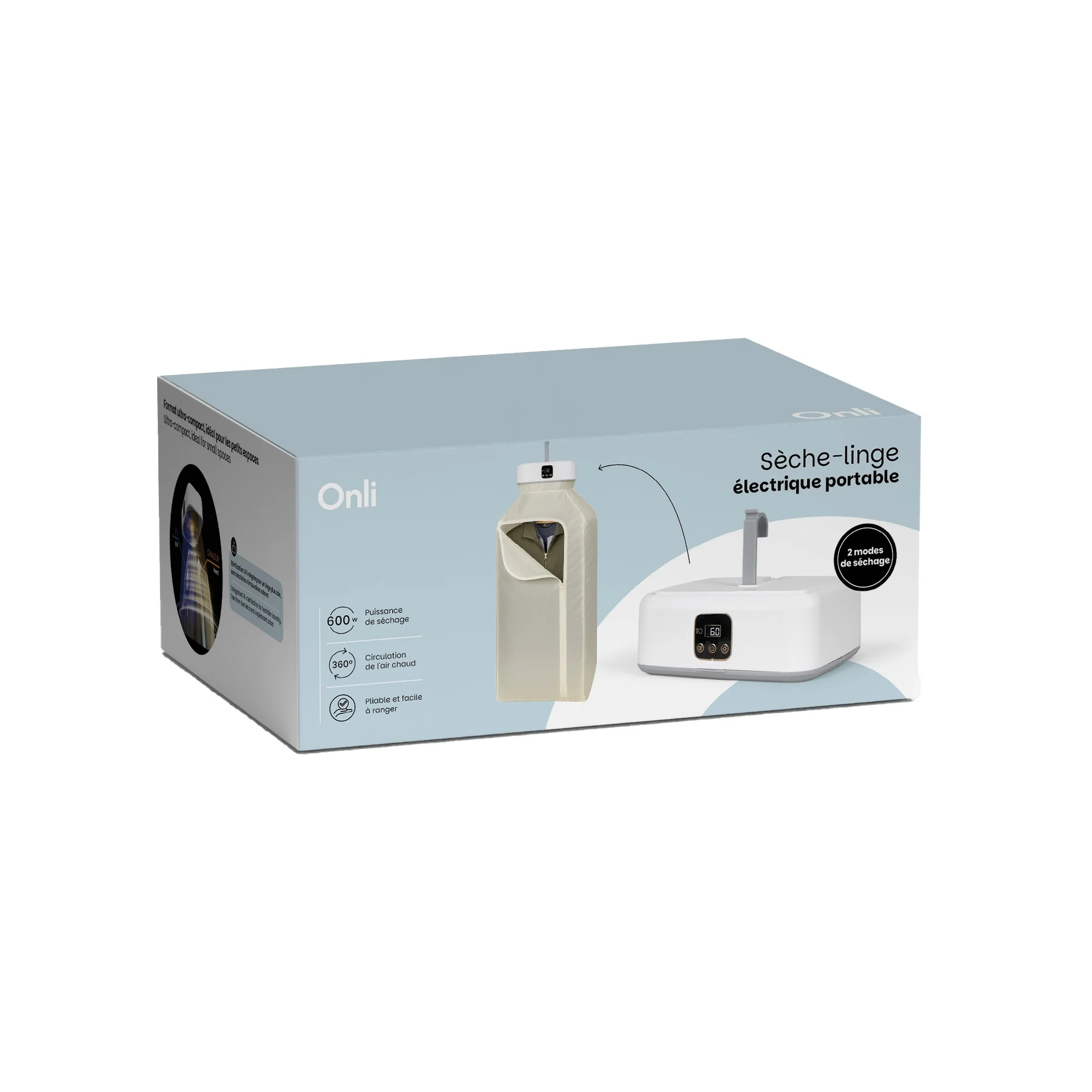 SÚche linge électrique portable et pliable 600W - Image 4