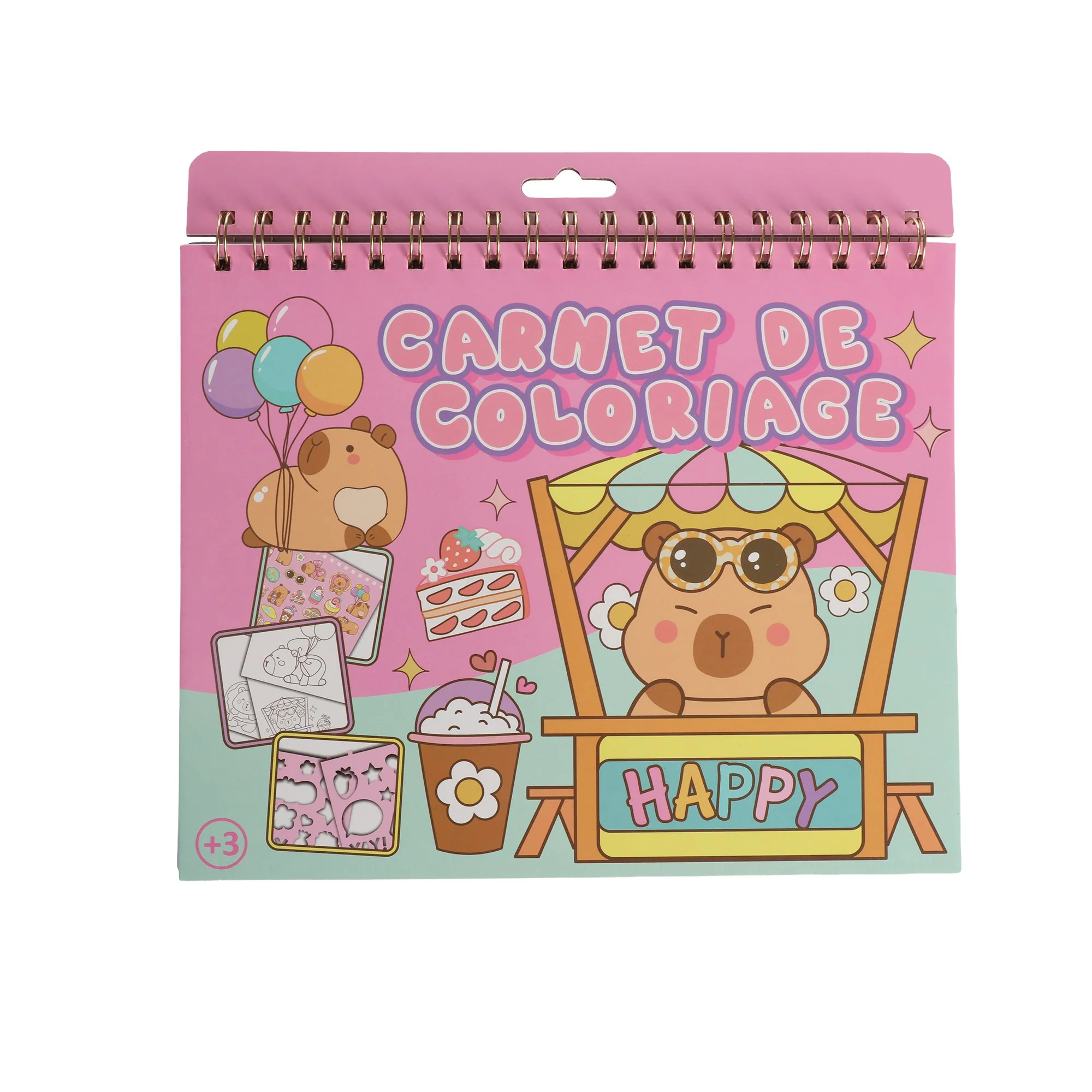 Set de coloriage capybara - Image 3