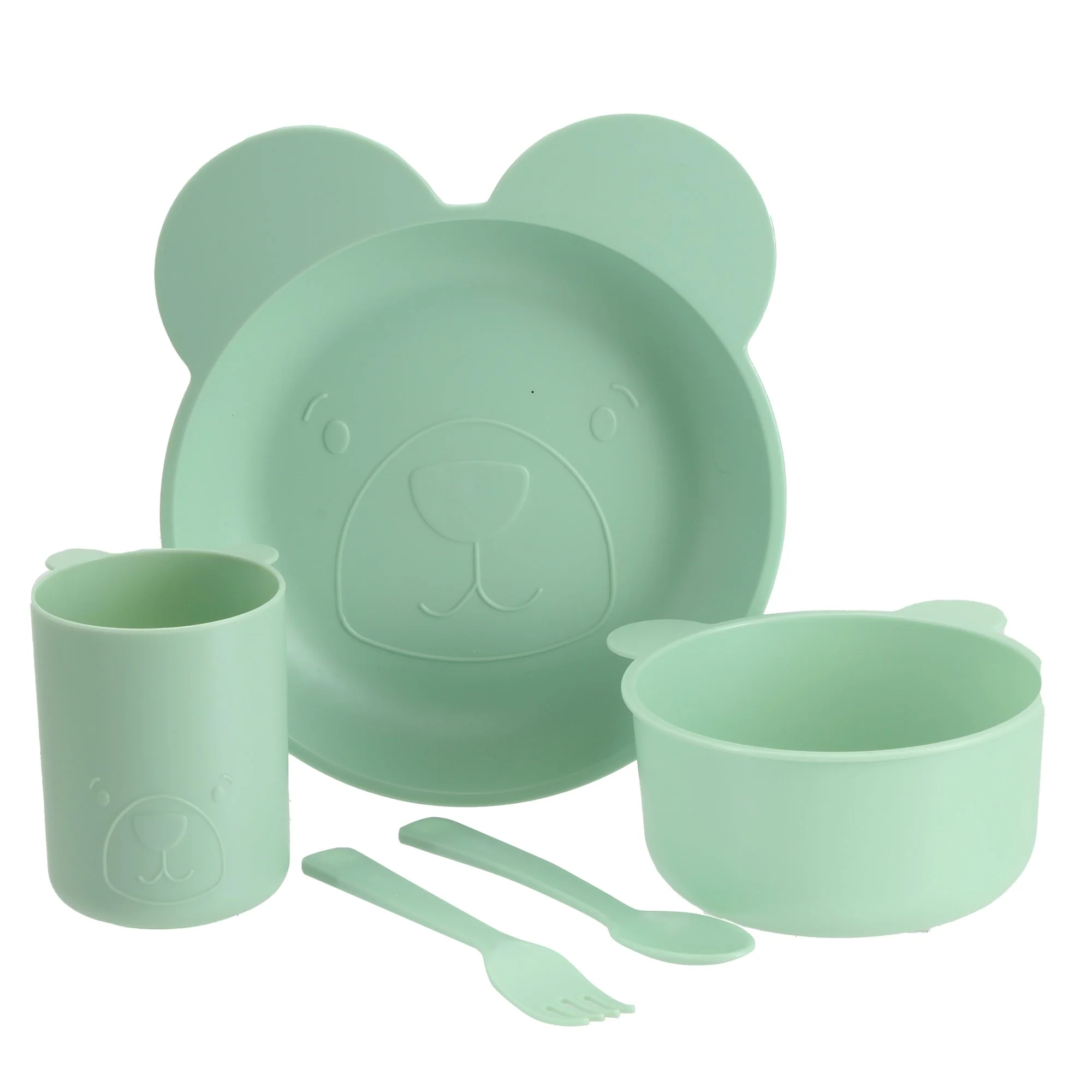 Set de repas pour enfant - Vert - Image 4