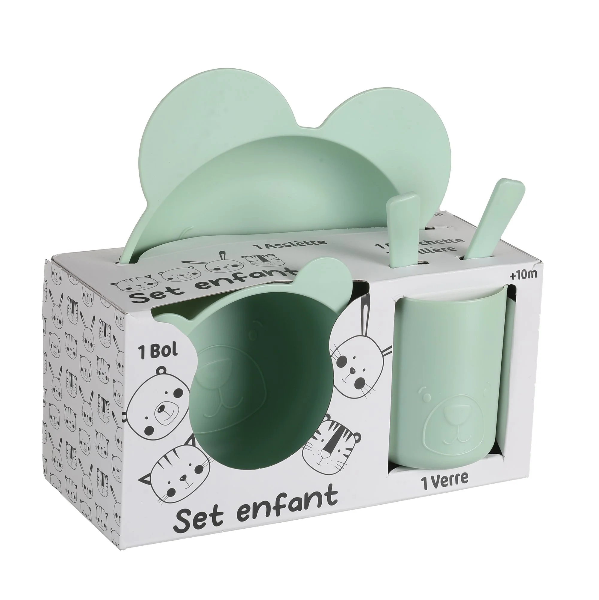 Set de repas pour enfant - Vert - Image 6