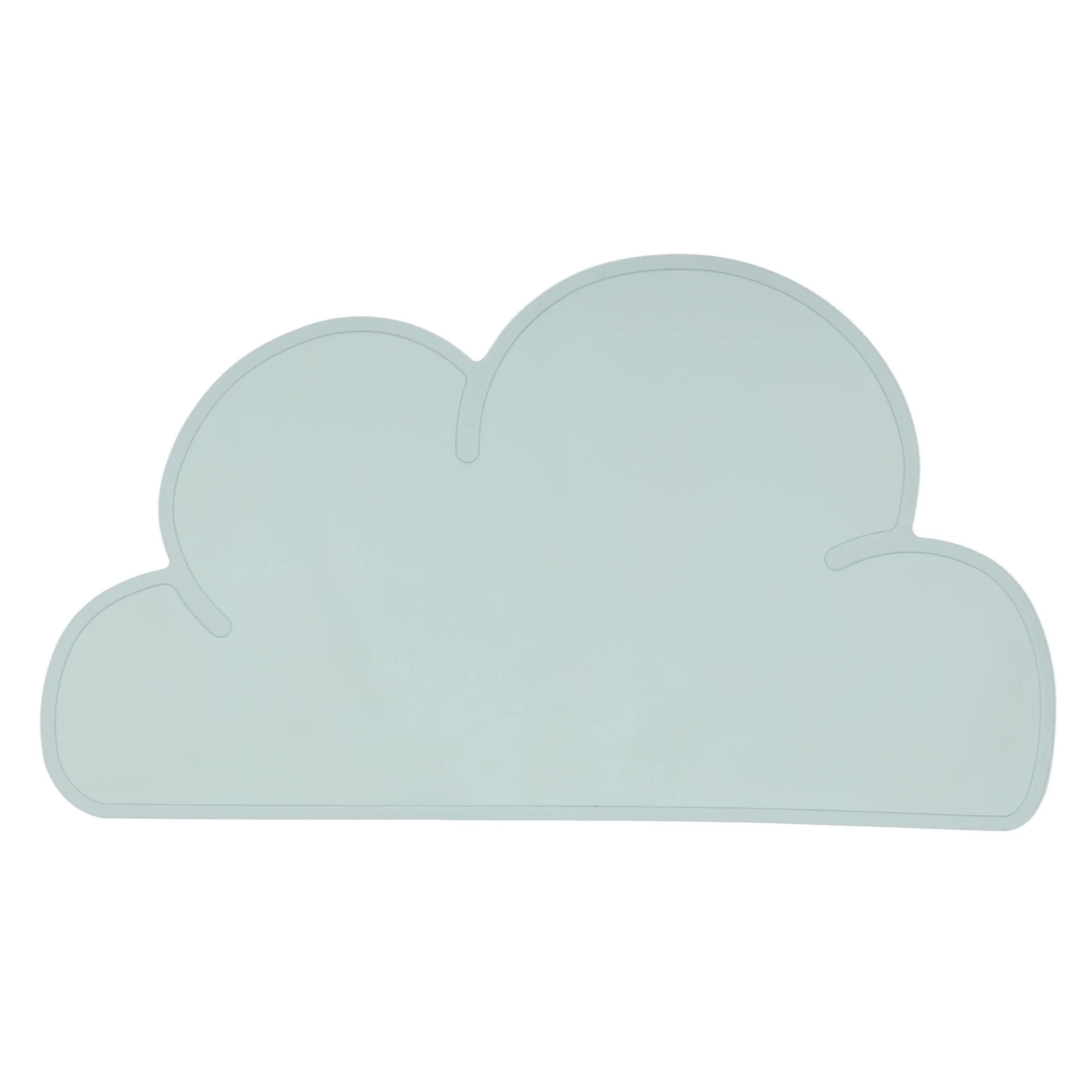 Set de table enfant silicone forme nuage  - Rose