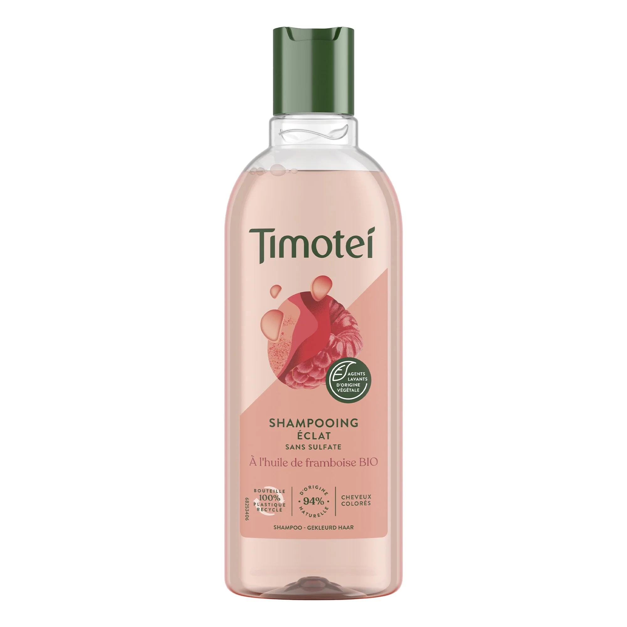 Shampoing cheveux colorés huile de framboise bio