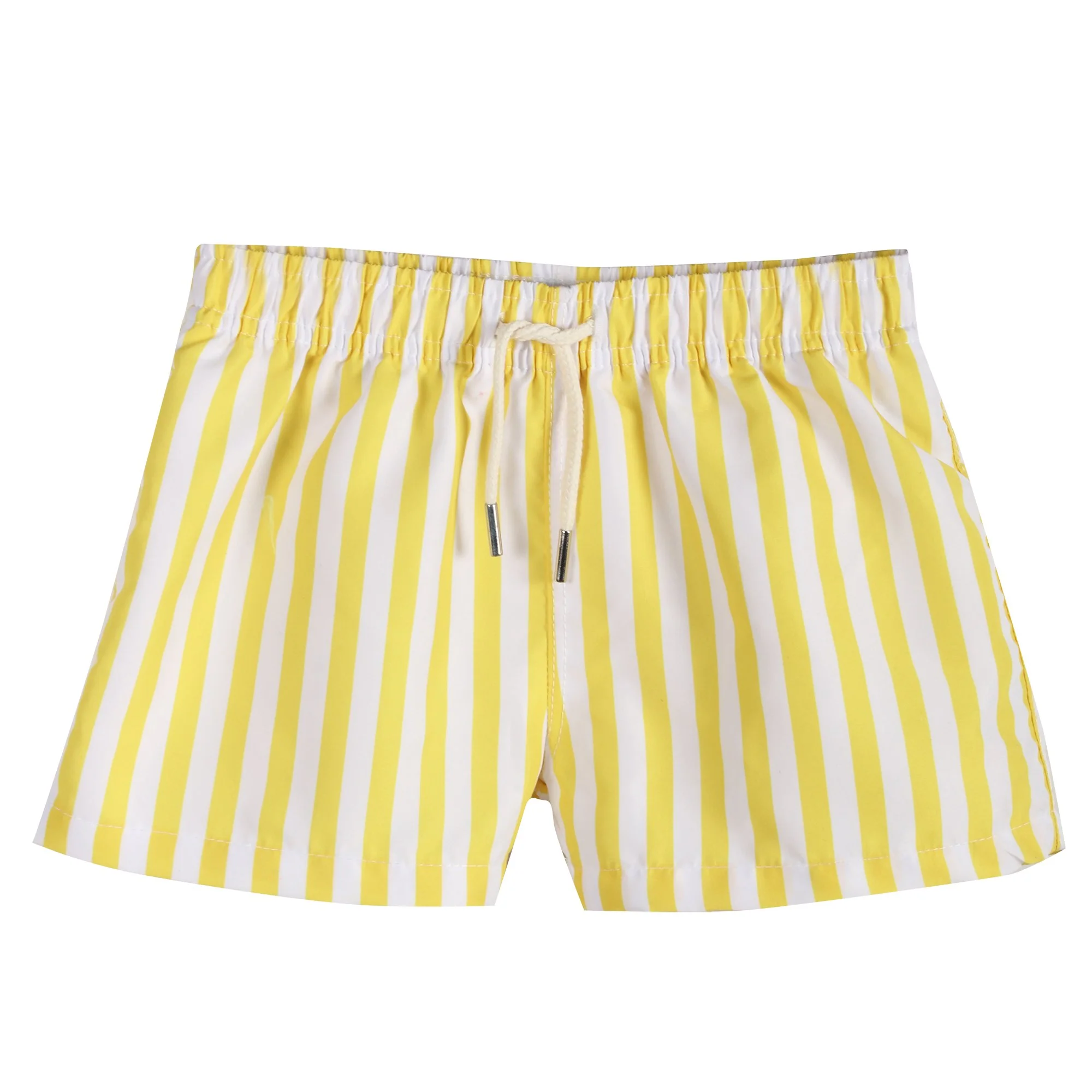 Short de bain imprimé - Jaune