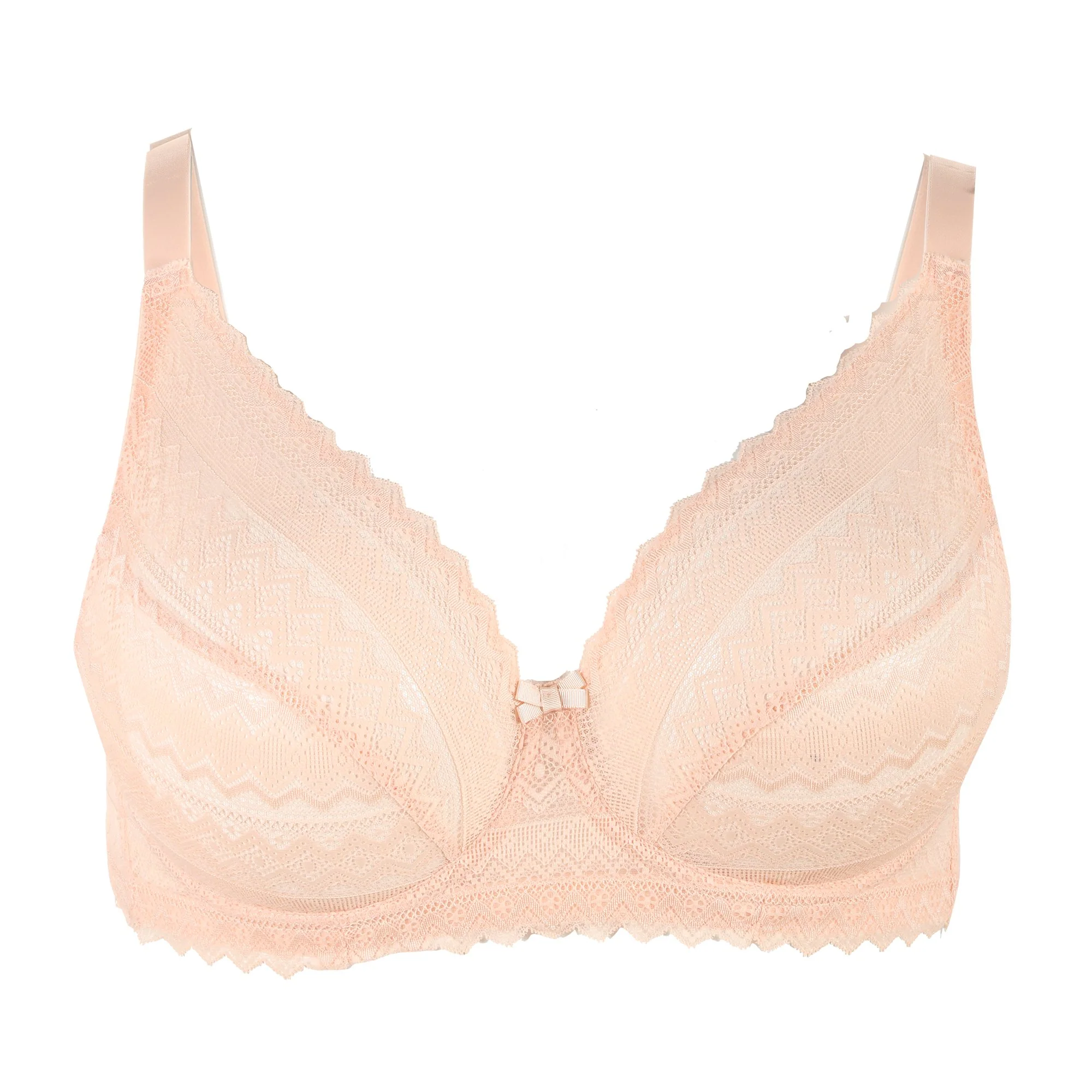 Soutien-gorge en dentelle rose
