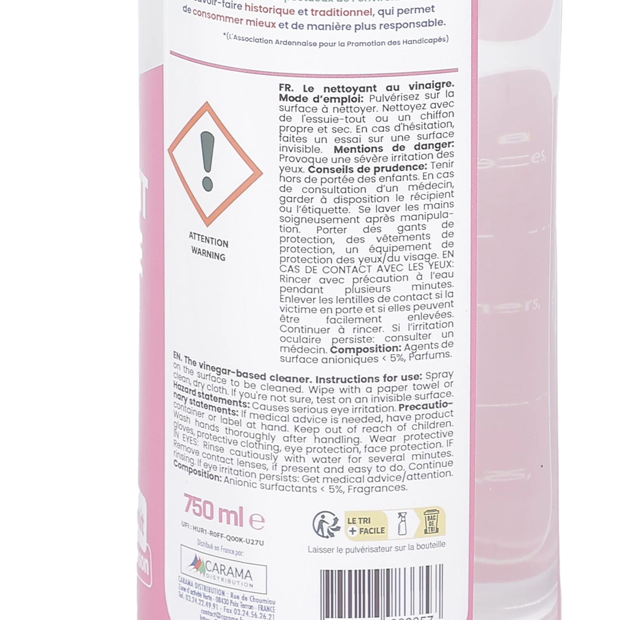 Spray nettoyant vinaigre multi usages aux fruits rouges - Image 3