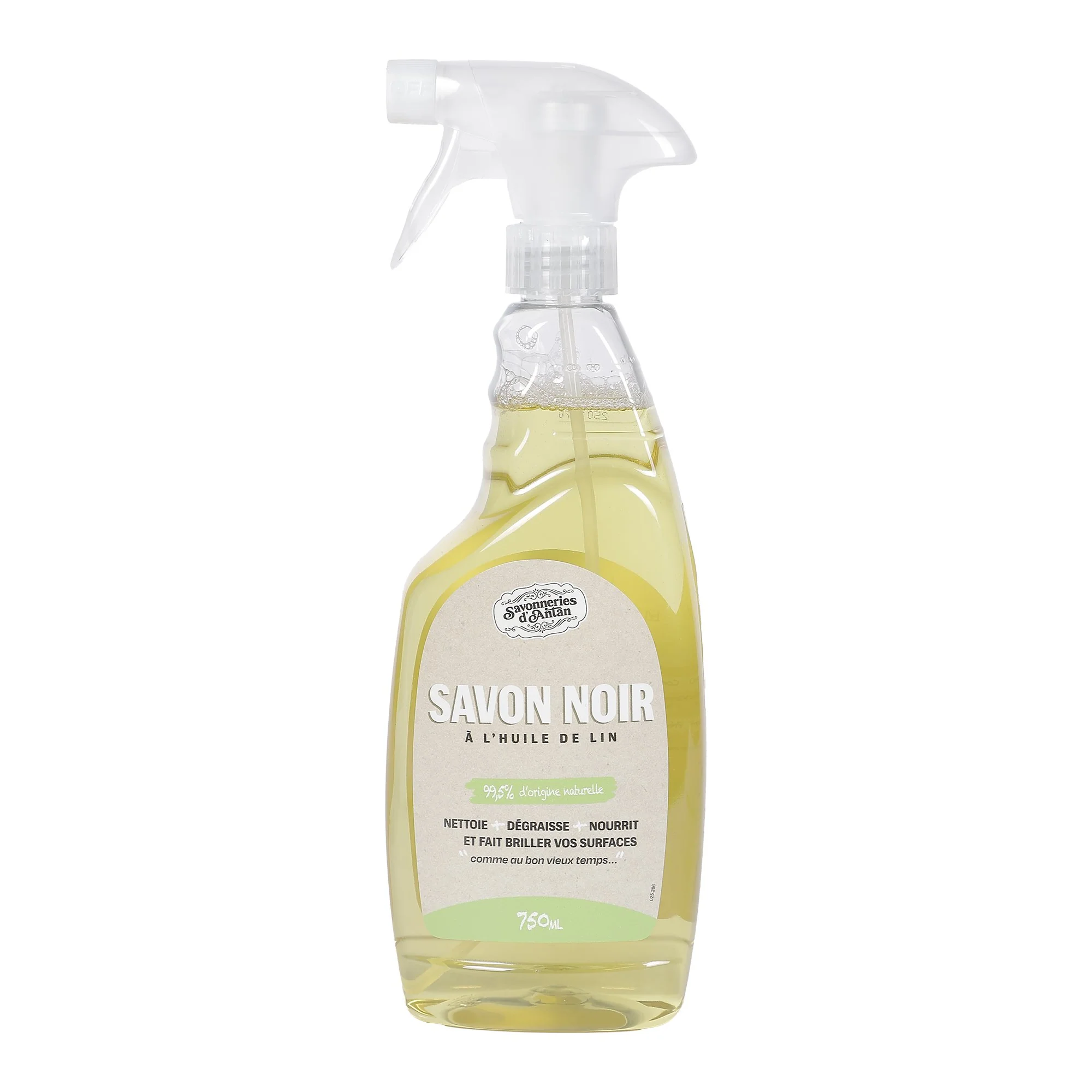 Spray savon noir à l'huile de lin