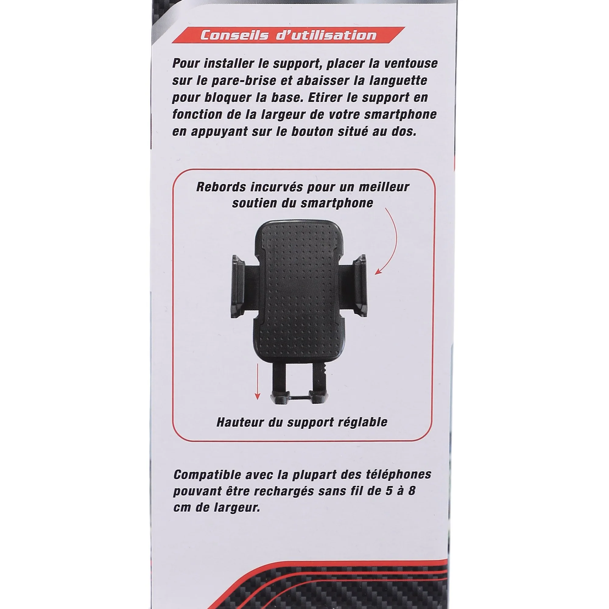 Support et chargeur à induction pour voiture - Image 4
