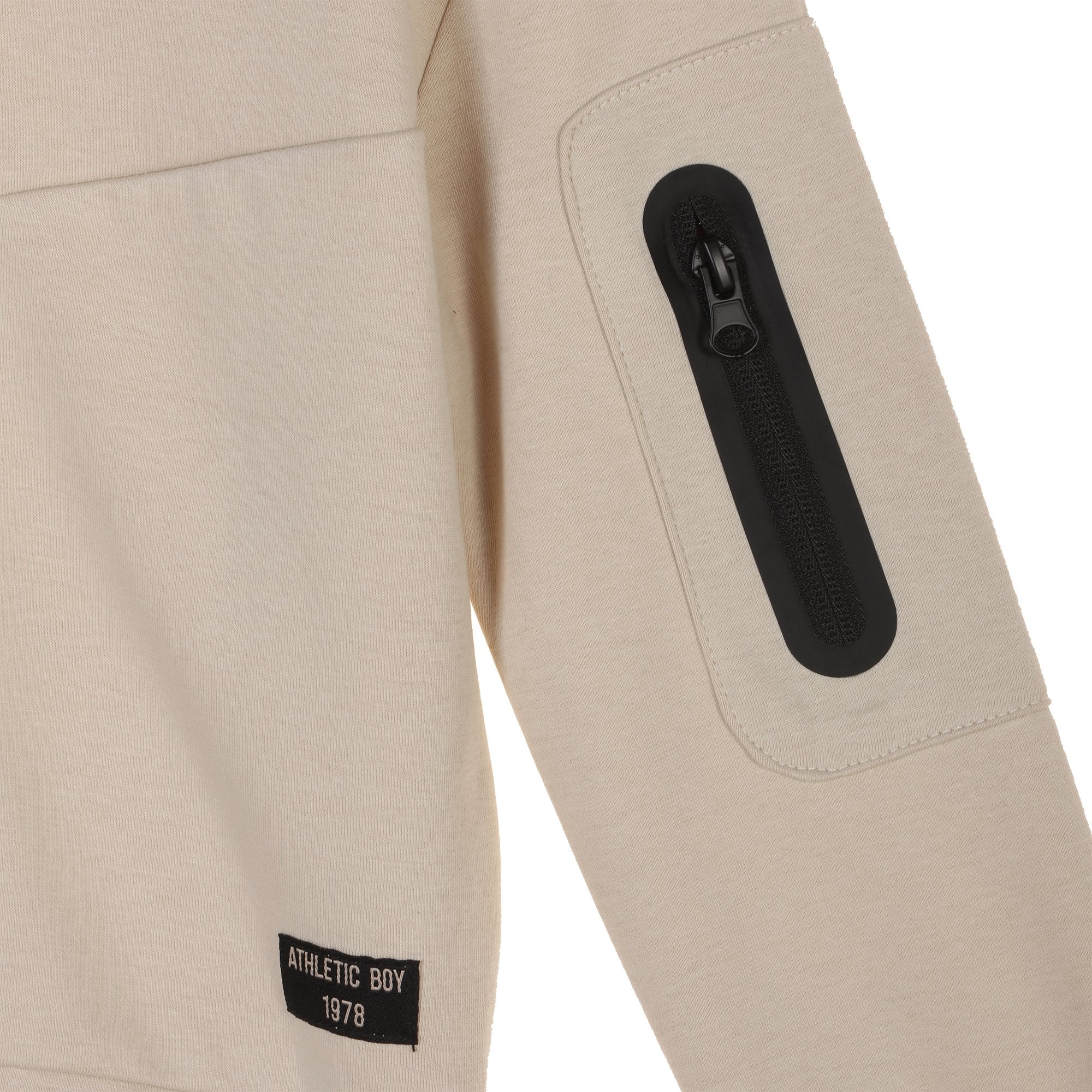 Sweat à capuche 3/12 ans - Beige - Image 3