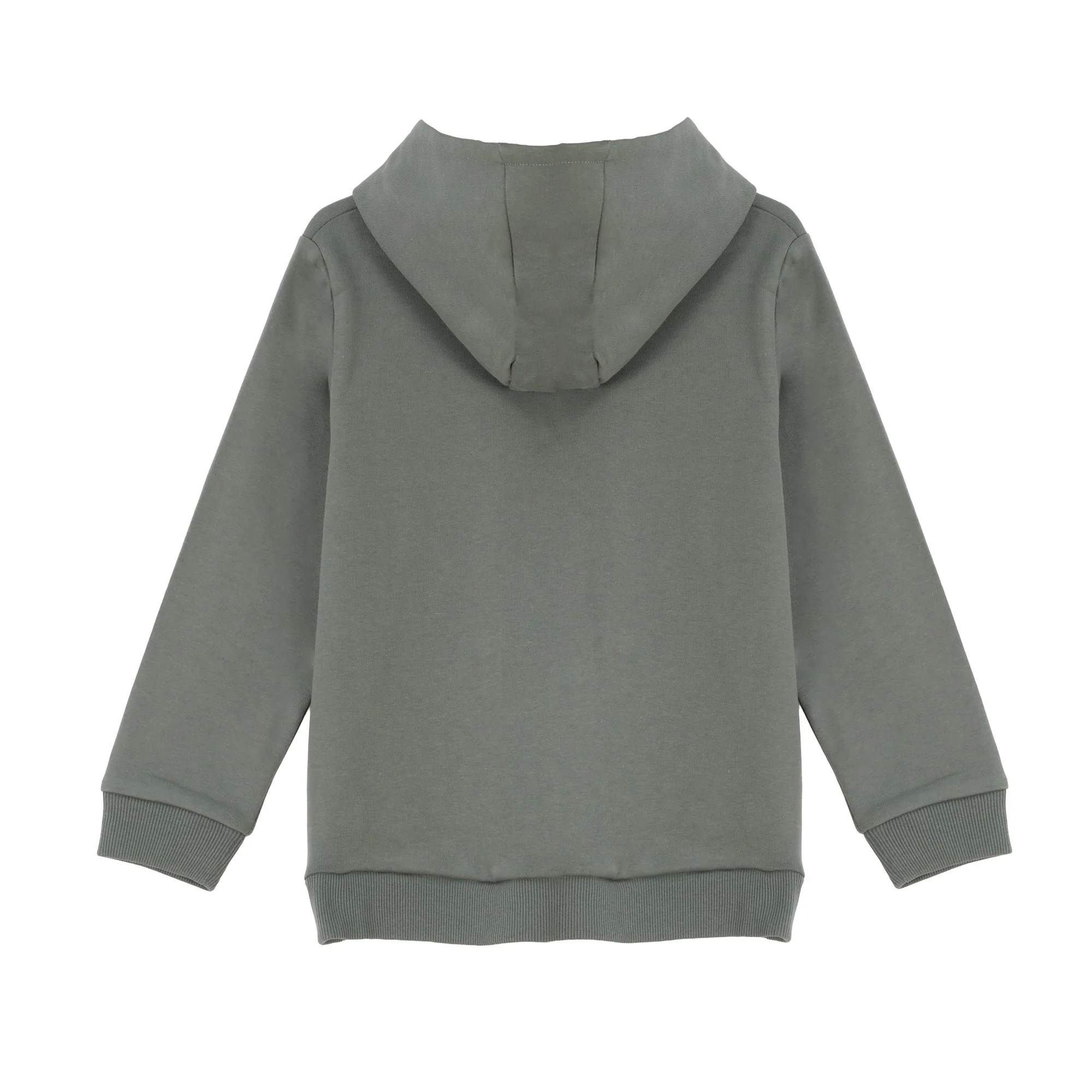 Sweat Ă capuche avec animation 3/12 ans - Kaki - Image 2
