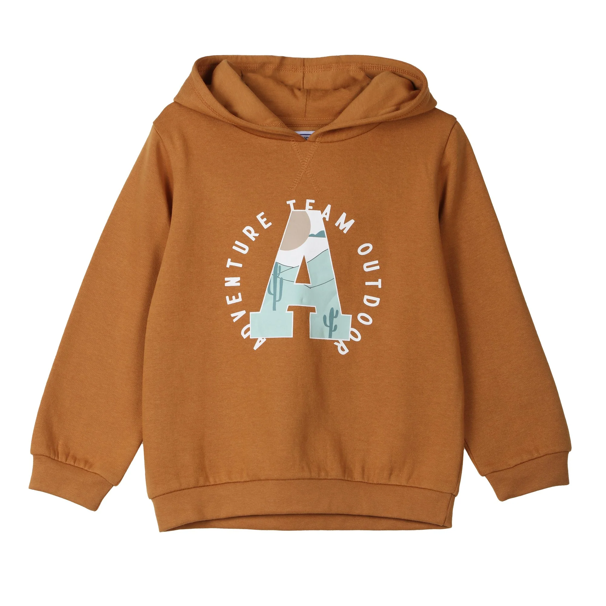 Sweat Ă capuche avec animation 3/6 ans - Vert