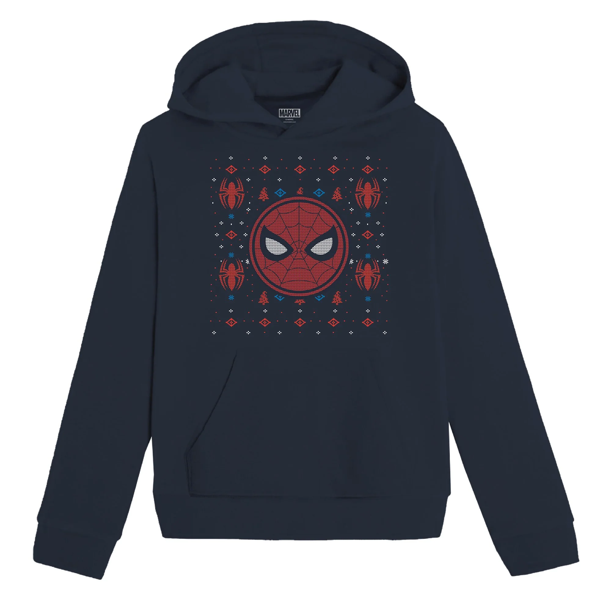 Sweat à capuche de Noël licence 4/12 ans - Noir - Image 4
