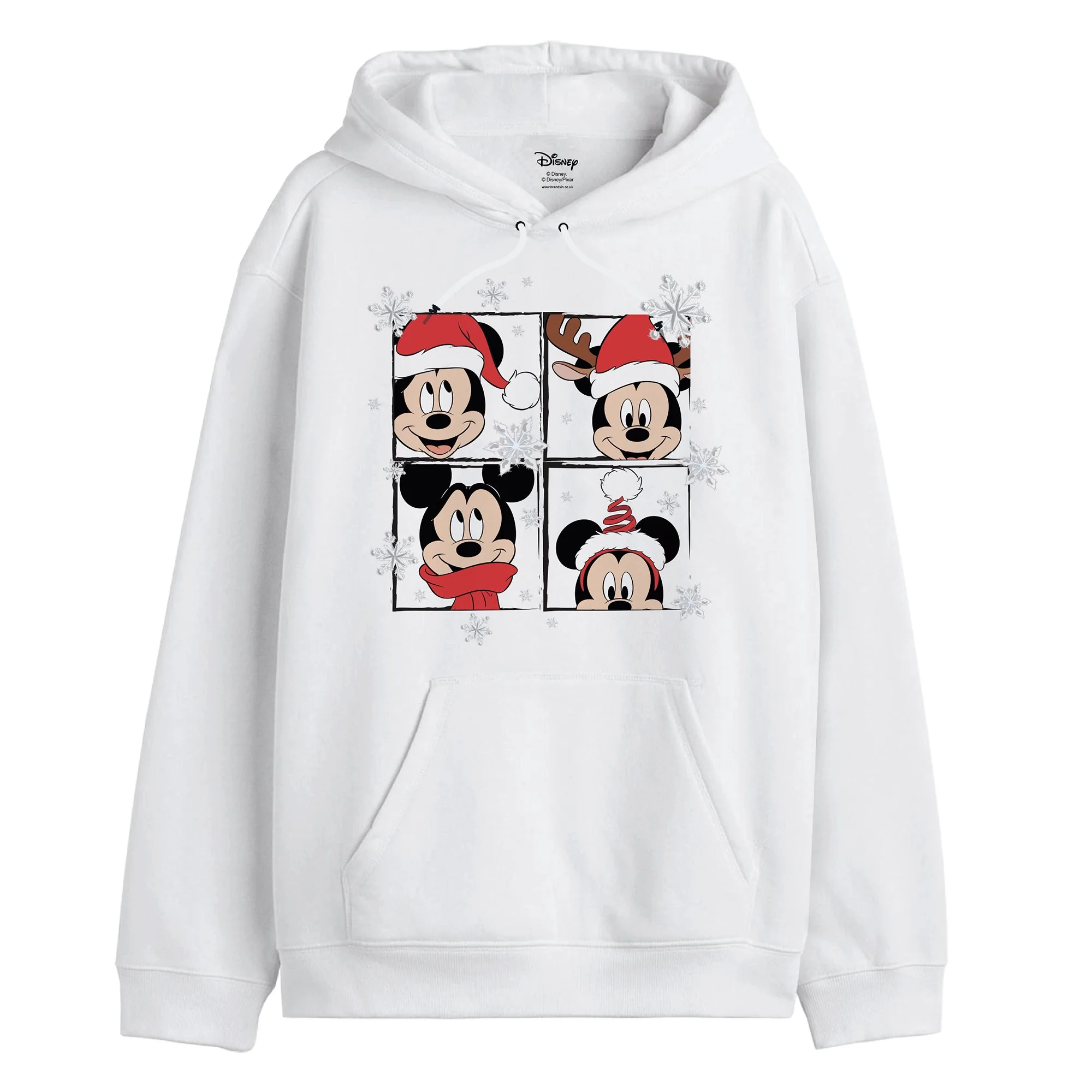 Sweat à capuche de Noël licence  - Blanc