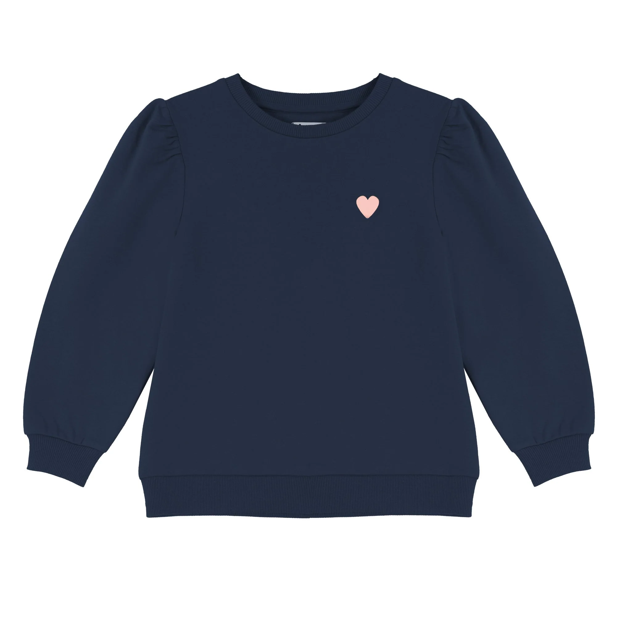 Sweat col rond avec animation 3/12 ans - Bleu foncé