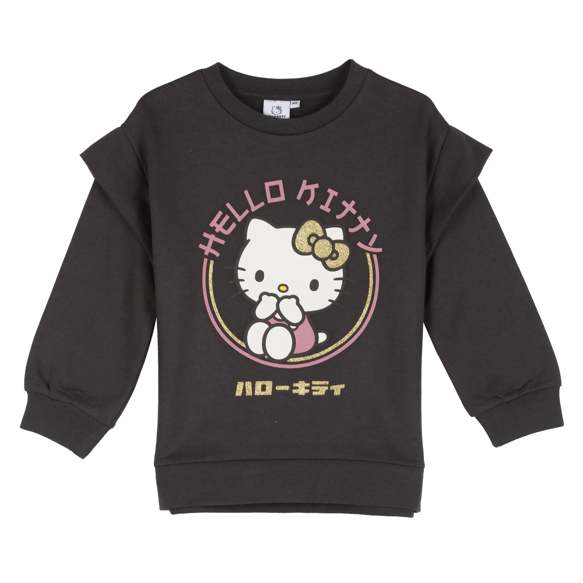 SWEAT COL ROND HELLO KITTY  4-12A