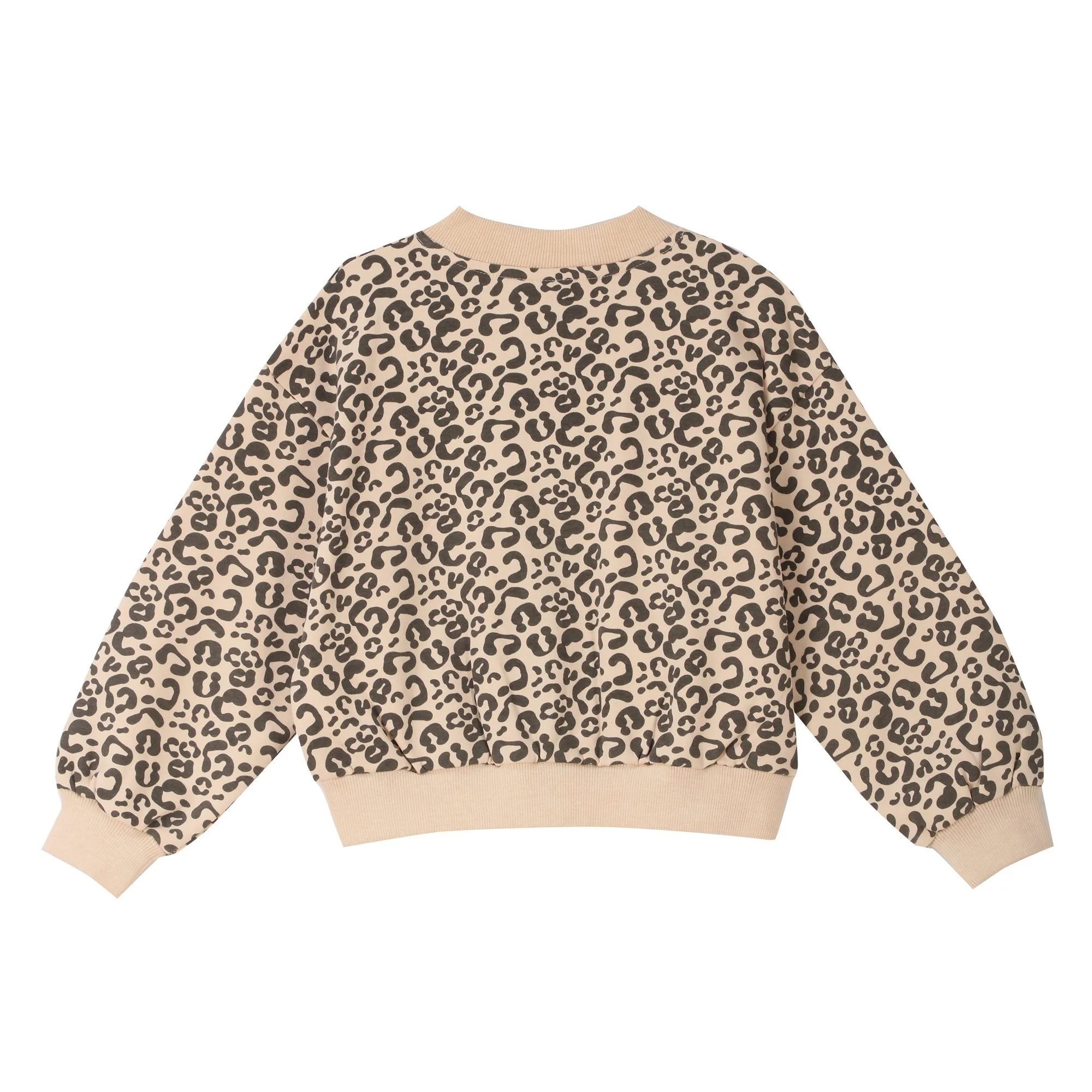 Sweat zippé imprimé 3/12 ans - Beige - Image 2