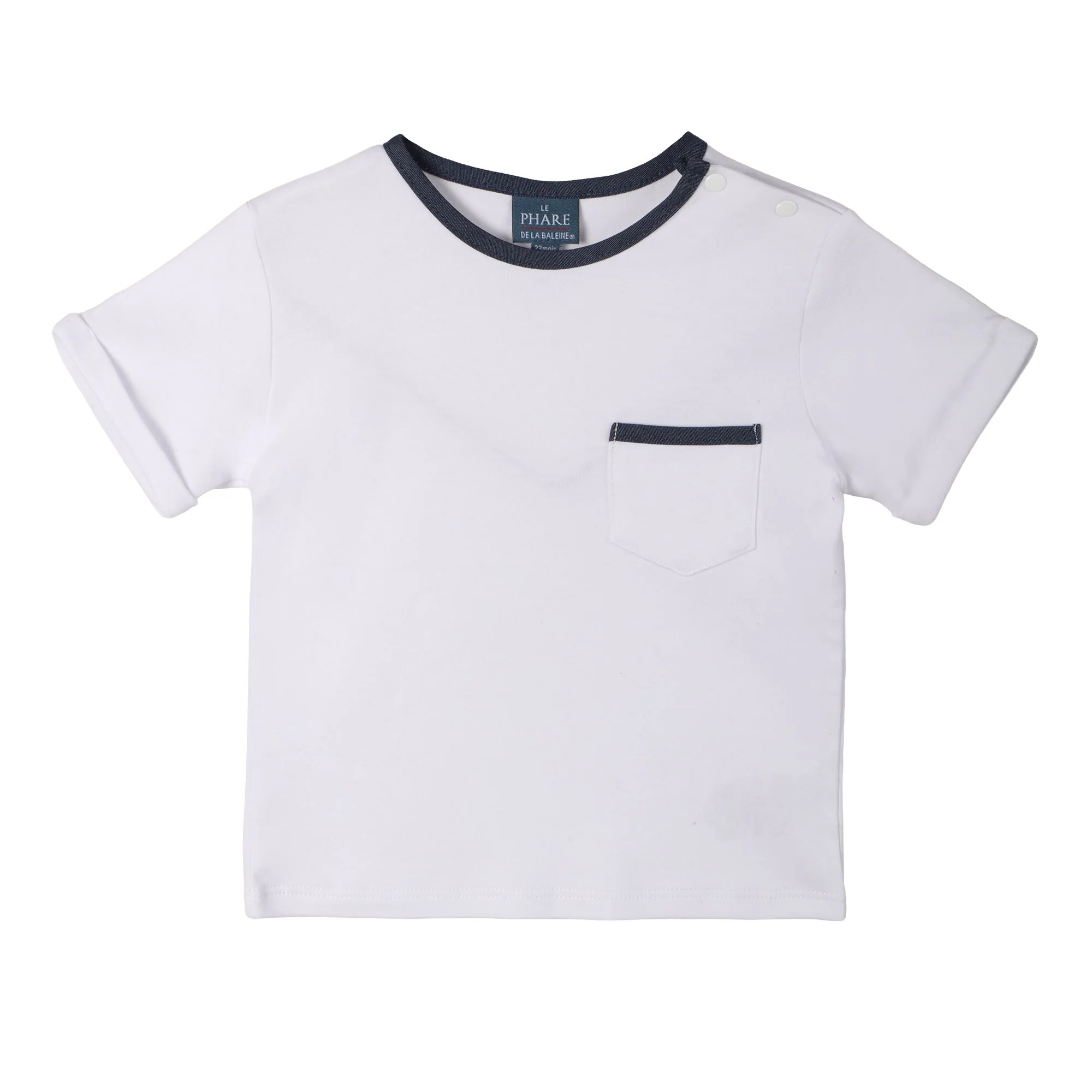 T-shirt bébé manches courtes 3 à 36 mois