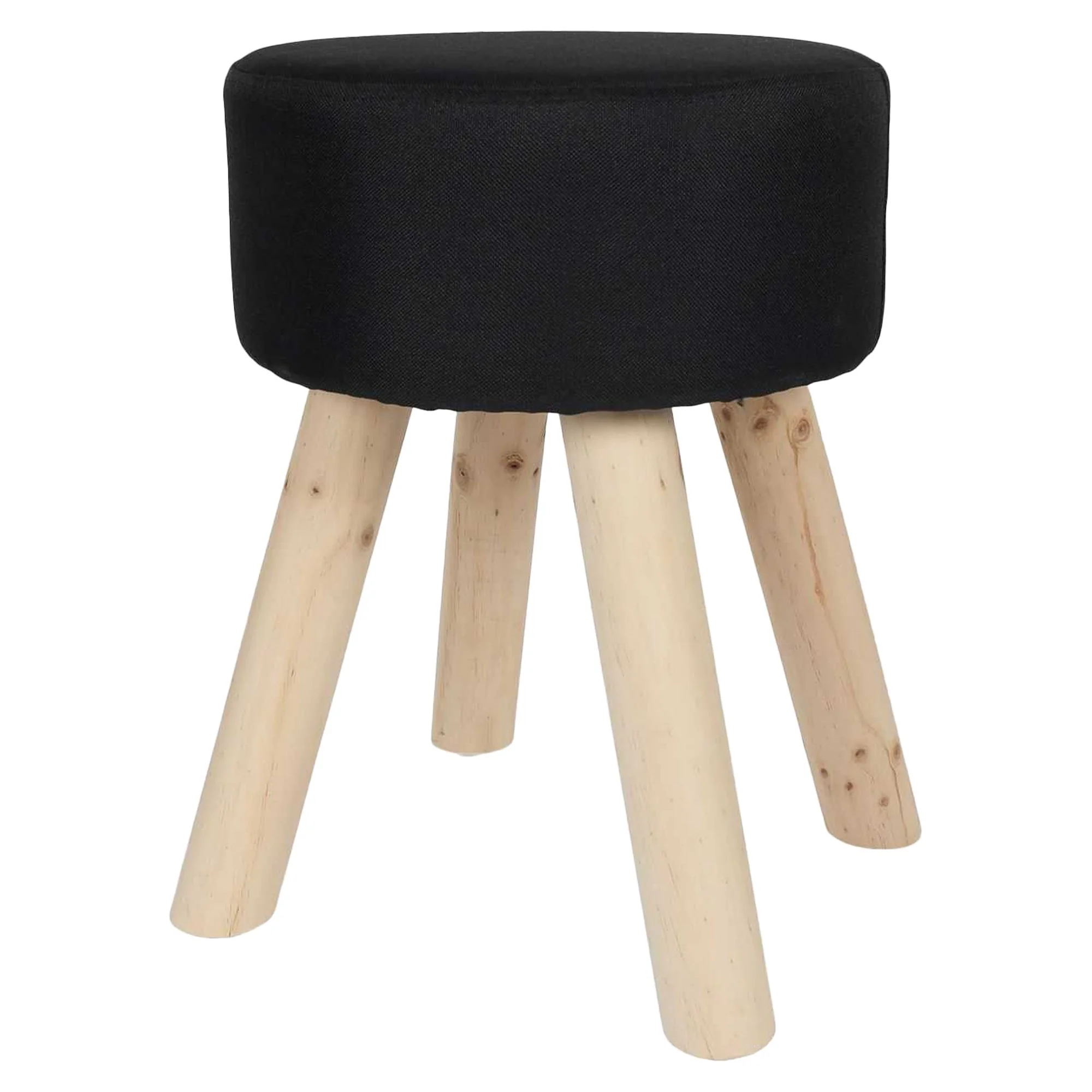 Tabouret en bois 4 pieds