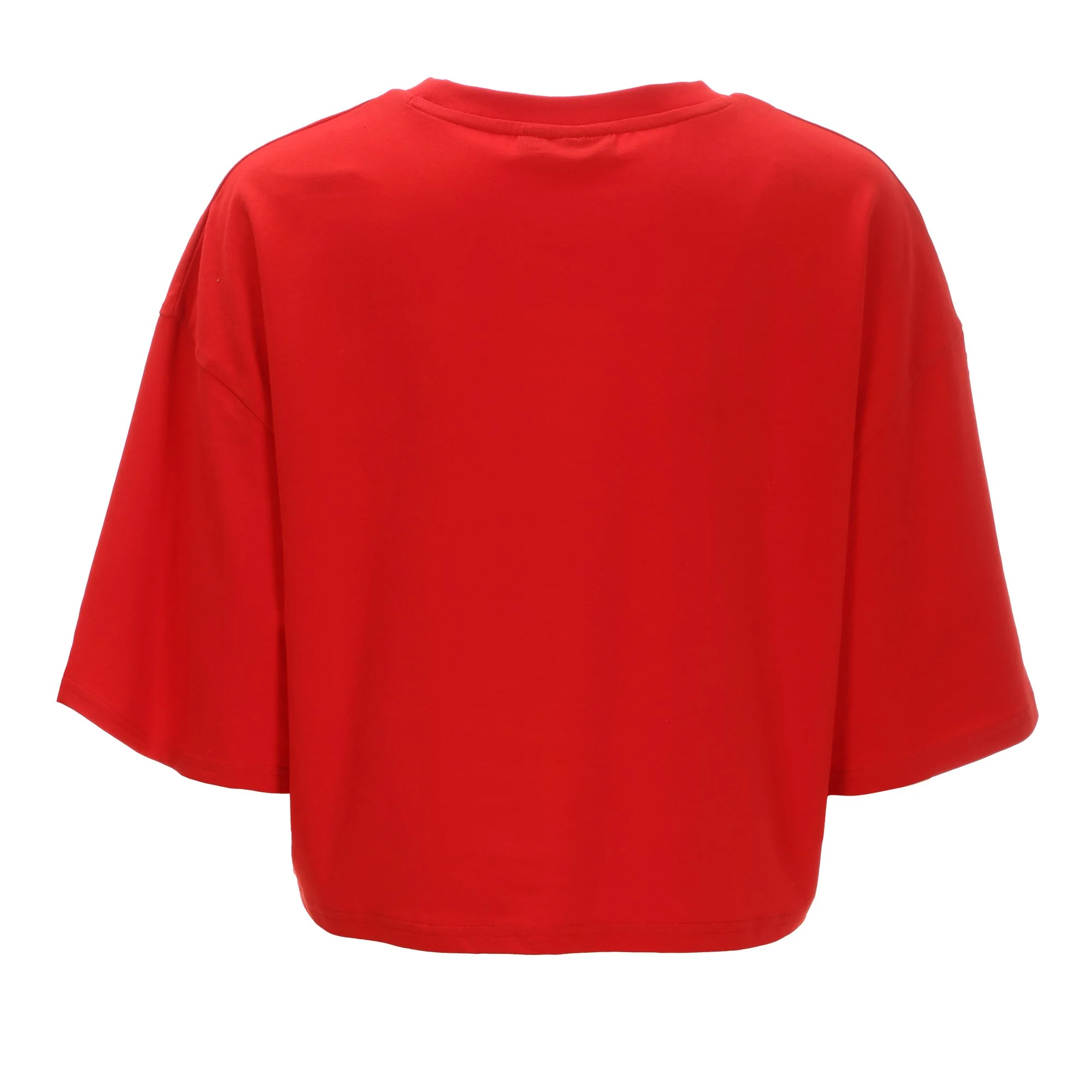 Tee shirt crop top - Rouge - Image 2