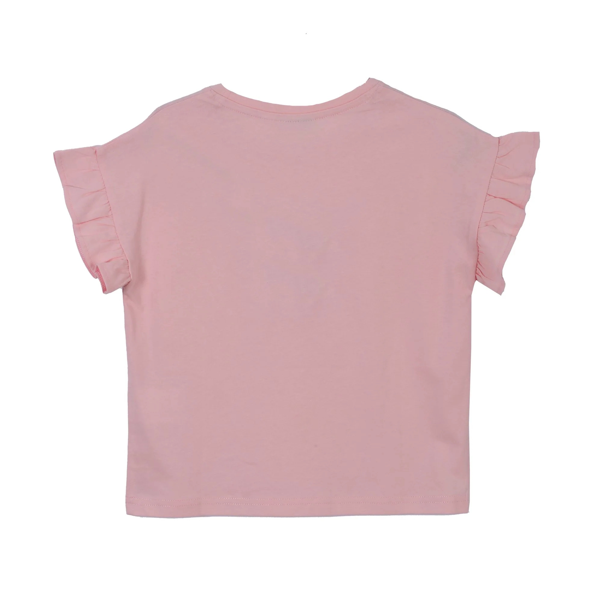 Tee-shirt manches courtes 3/10 ans - Rose - Image 4
