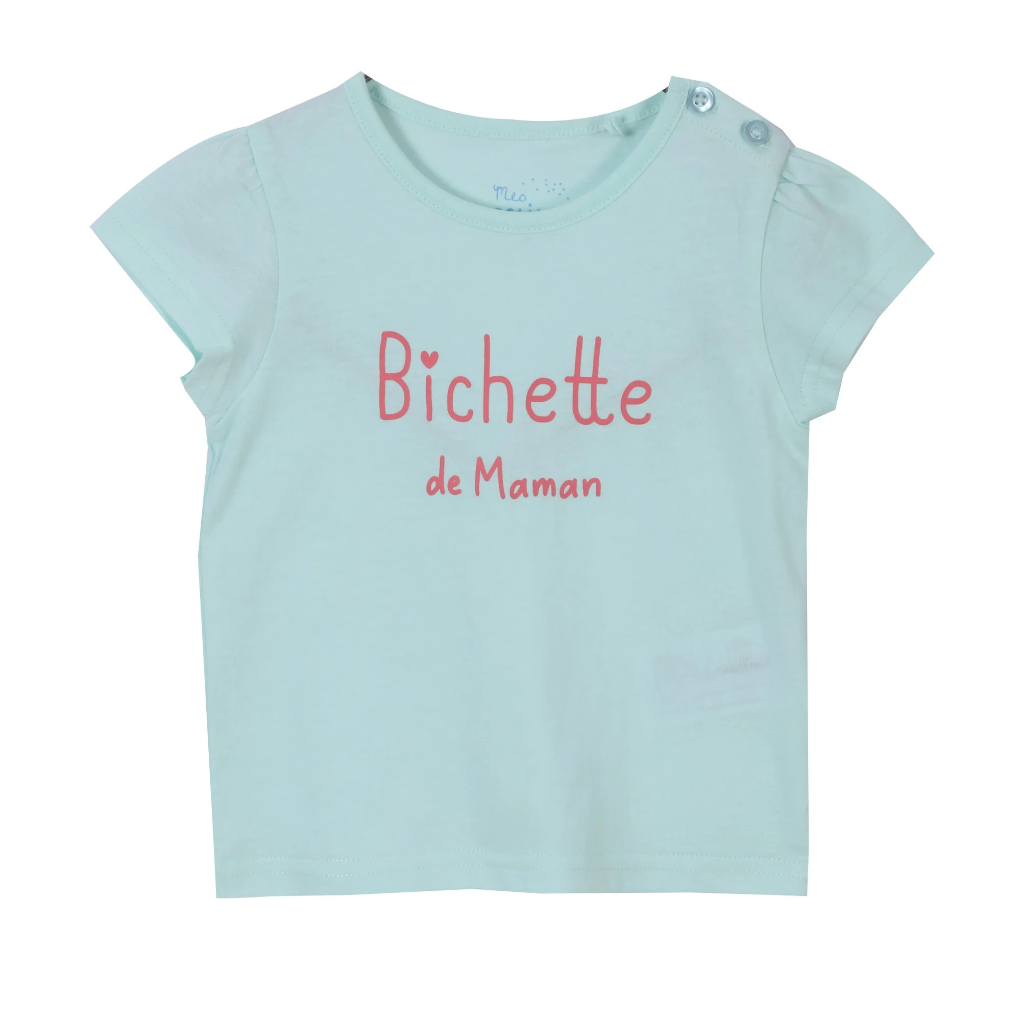 Tee-shirt manches courtes 3/36 mois - Vert - Image 3