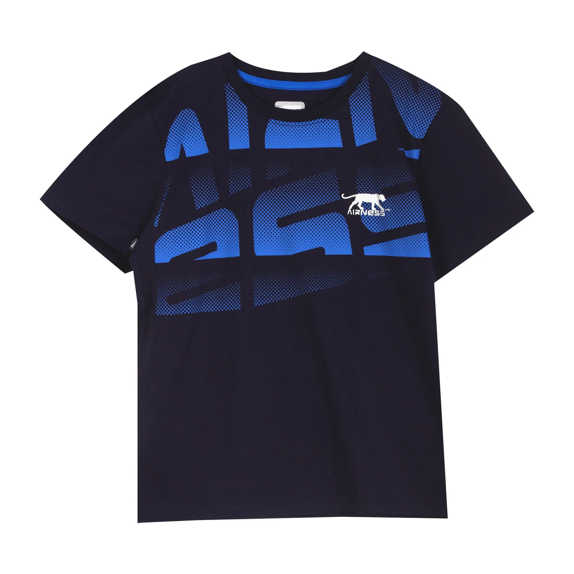 Tee-shirt manches courtes 8/14 ans - Bleu foncé