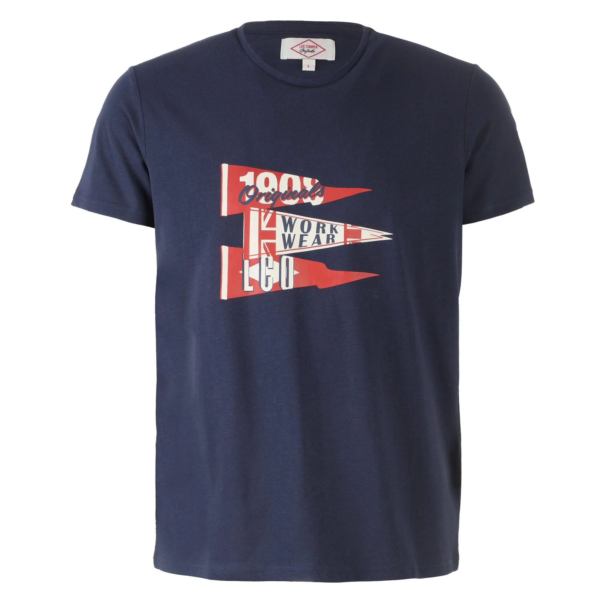 Tee-shirt manches courtes  - Bleu foncé - Image 3