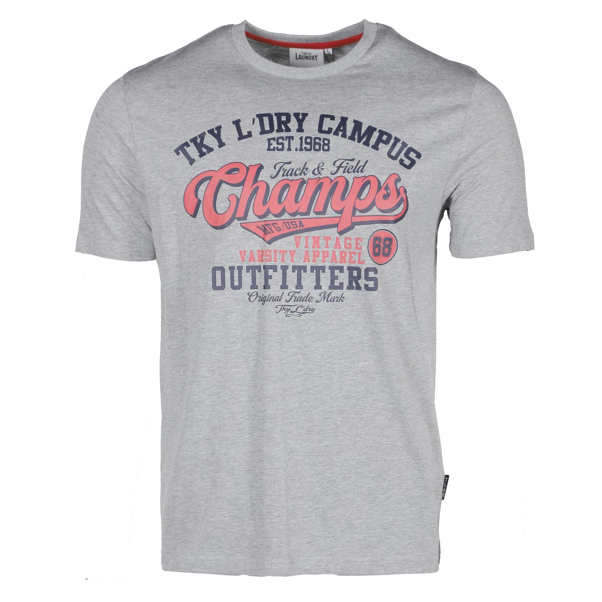 Tee-shirt manches courtes  - Gris