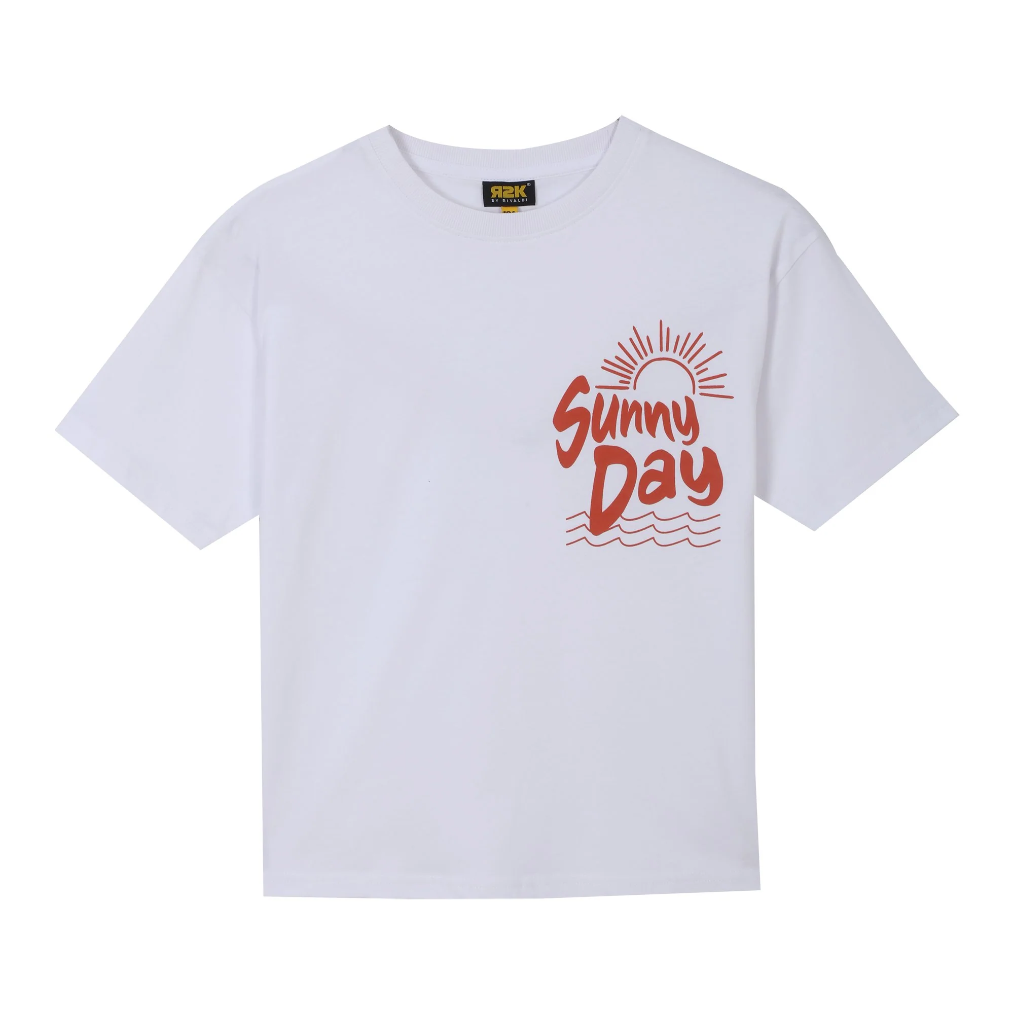 Tee-shirt manches courtes oversize 7/10 ans - Blanc