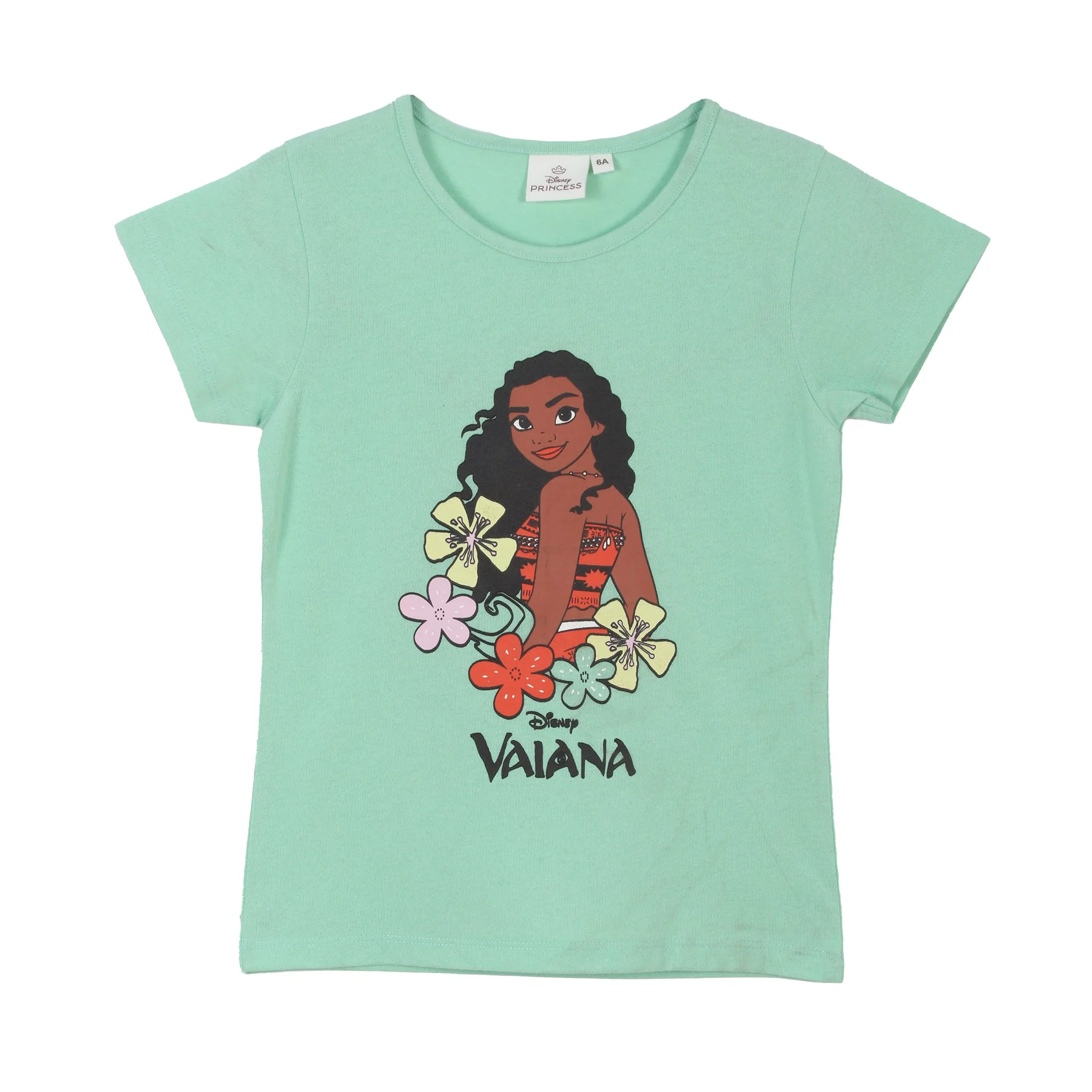 Tee-shirt manches courtes Vaiana ou Minnie 4/10 ans - Blanc