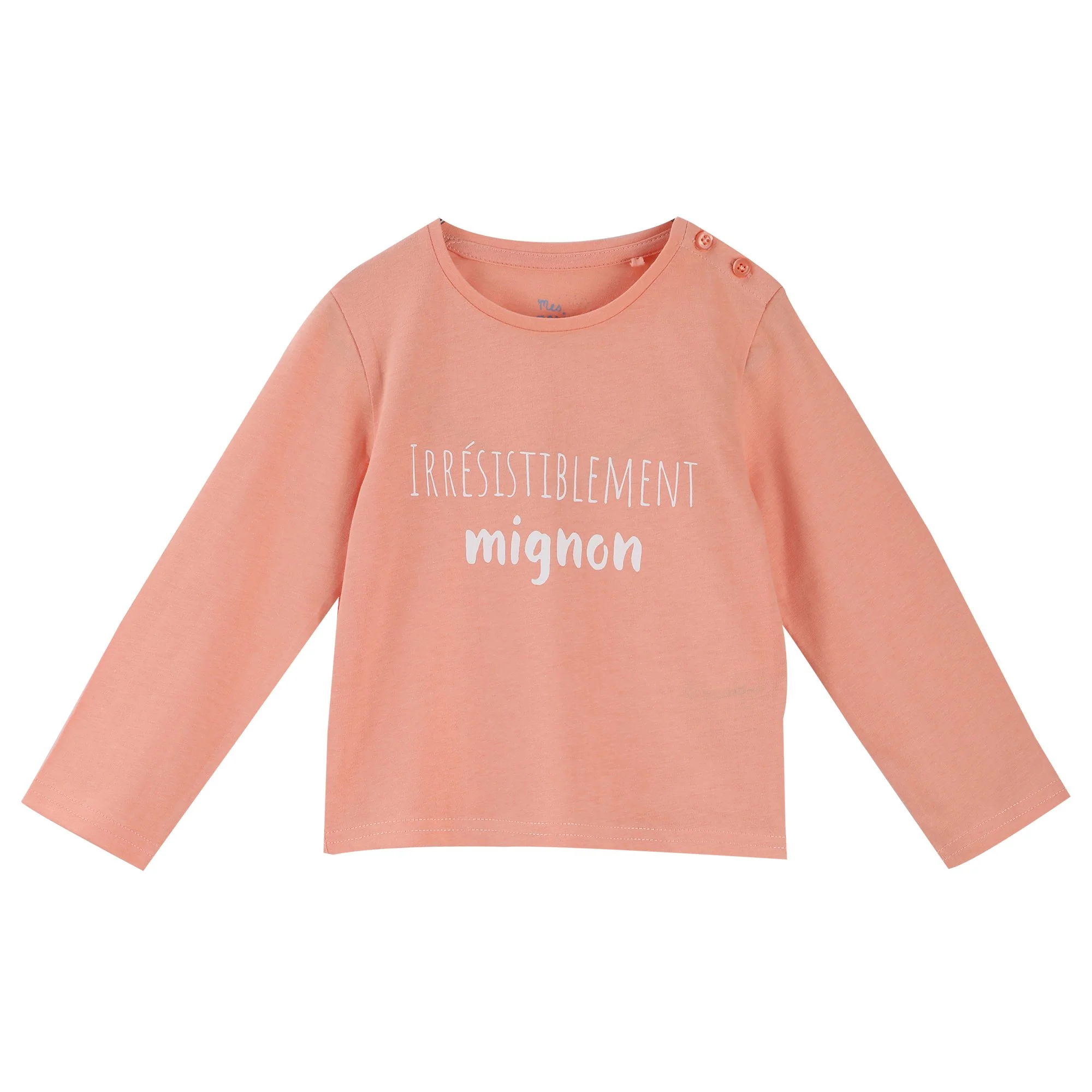Tee-shirt manches longues 3/36mois - Bleu foncé - Image 5