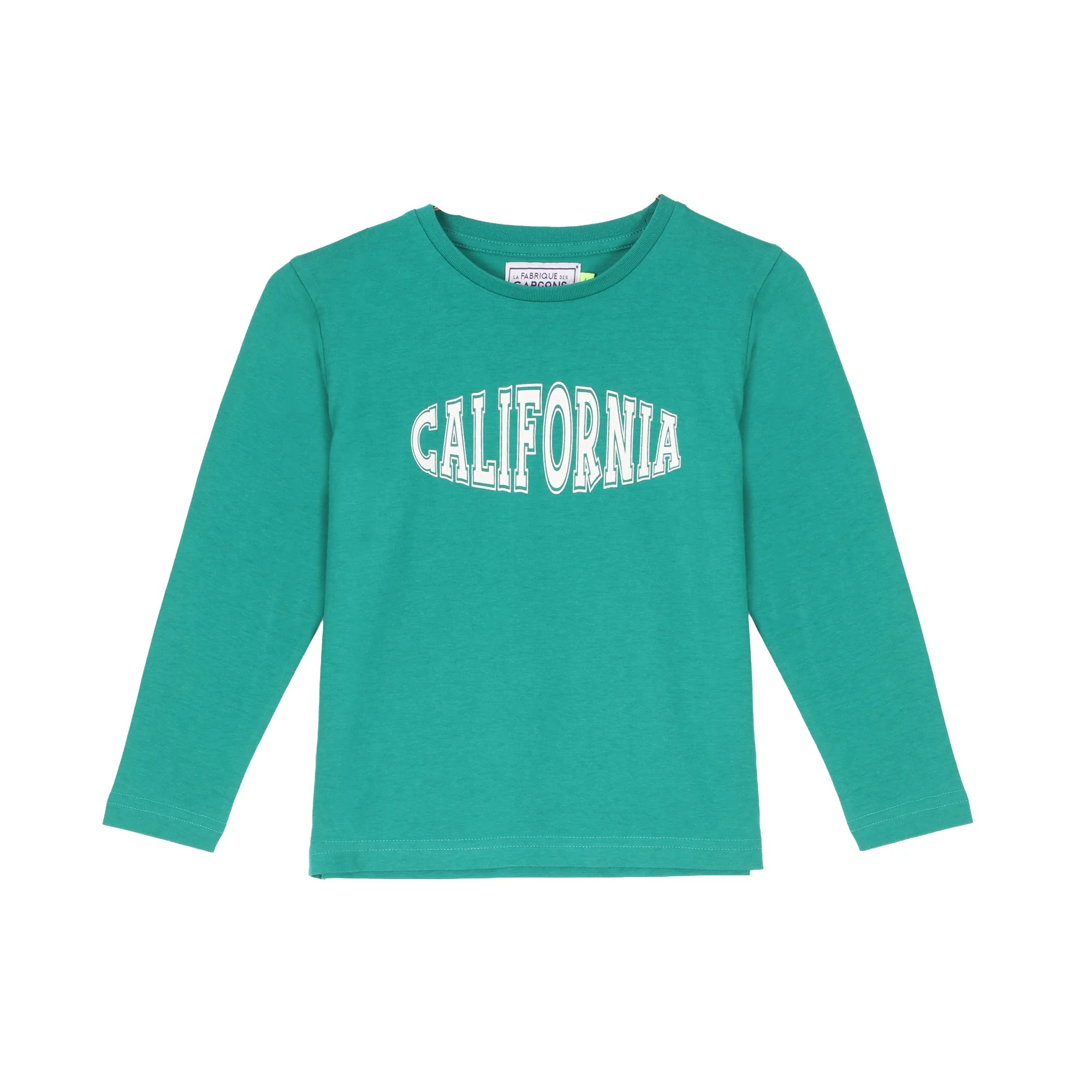 Tee-shirt manches longues avec animation 3/12 ans - Vert