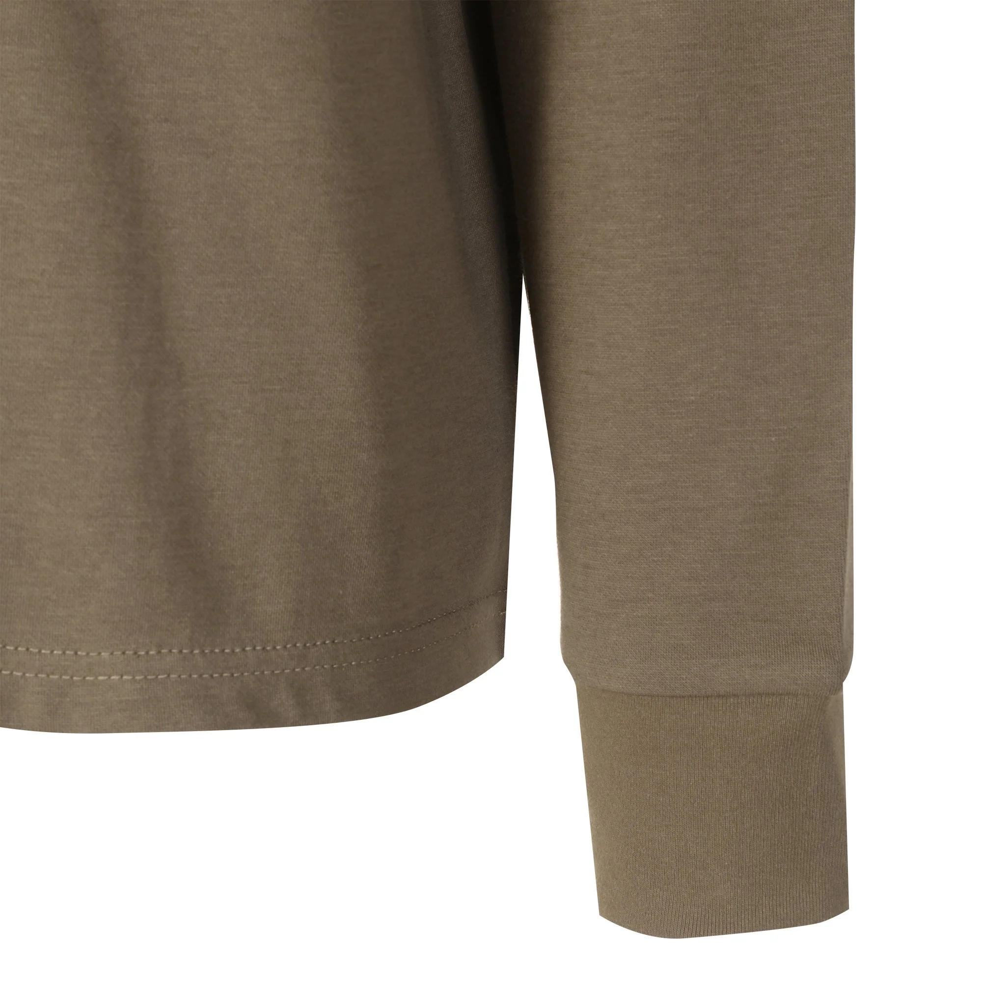 Tee-shirt manches longues  - Kaki - Image 3