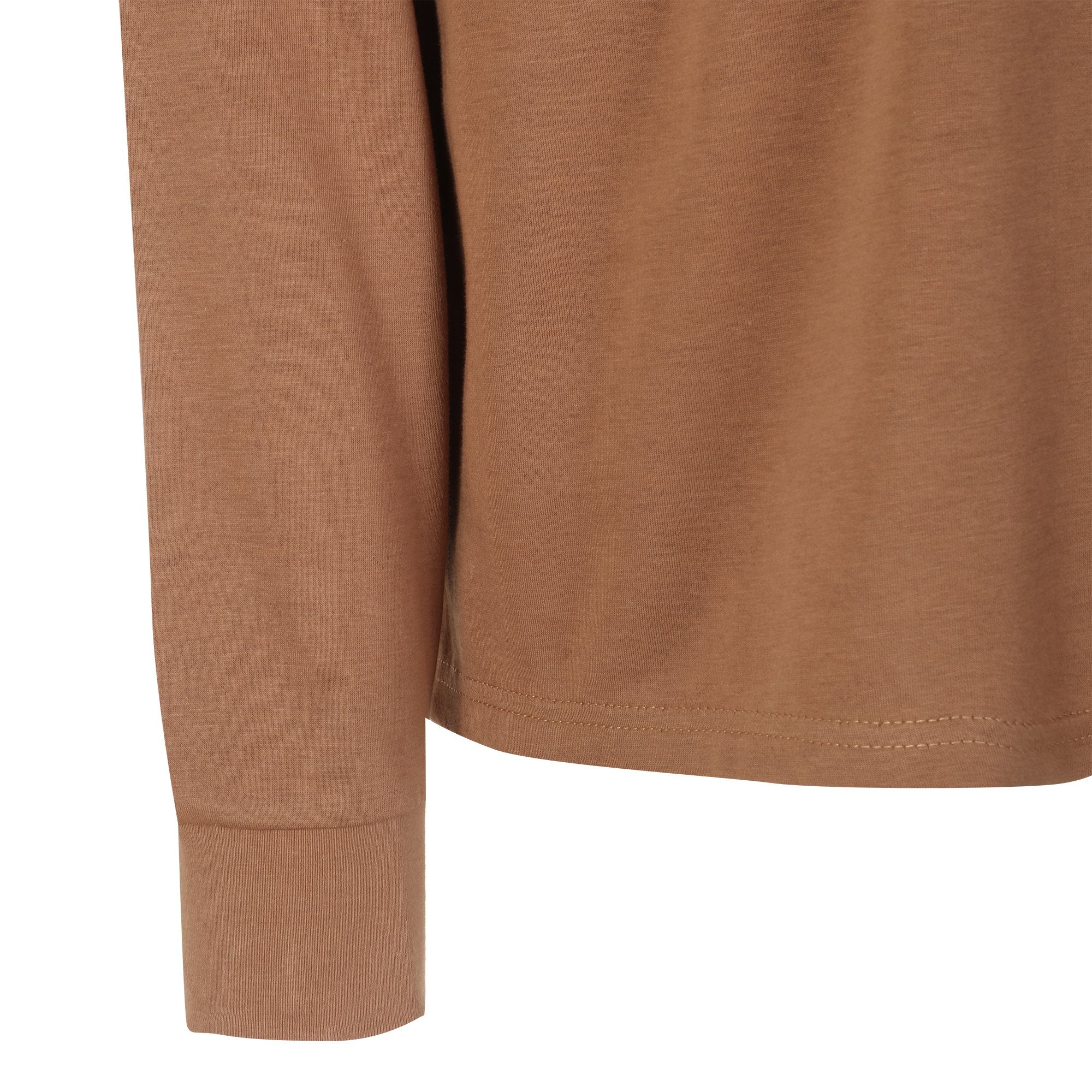Tee-shirt manches longues  - Marron - Image 3