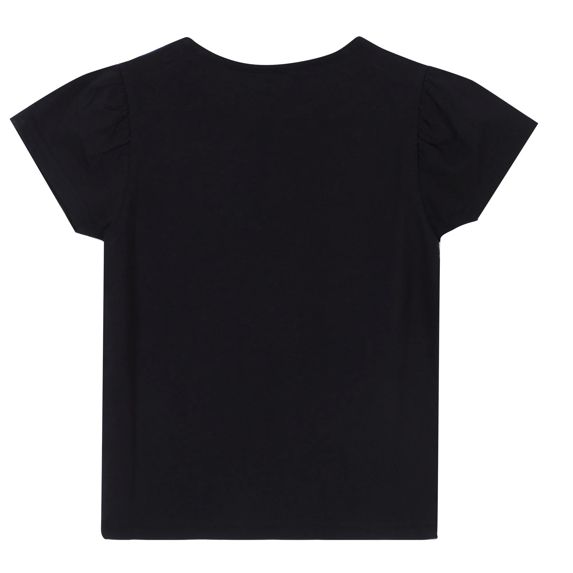 Tee-shirt uni manches courtes 3/12 ans - Blanc - Image 2