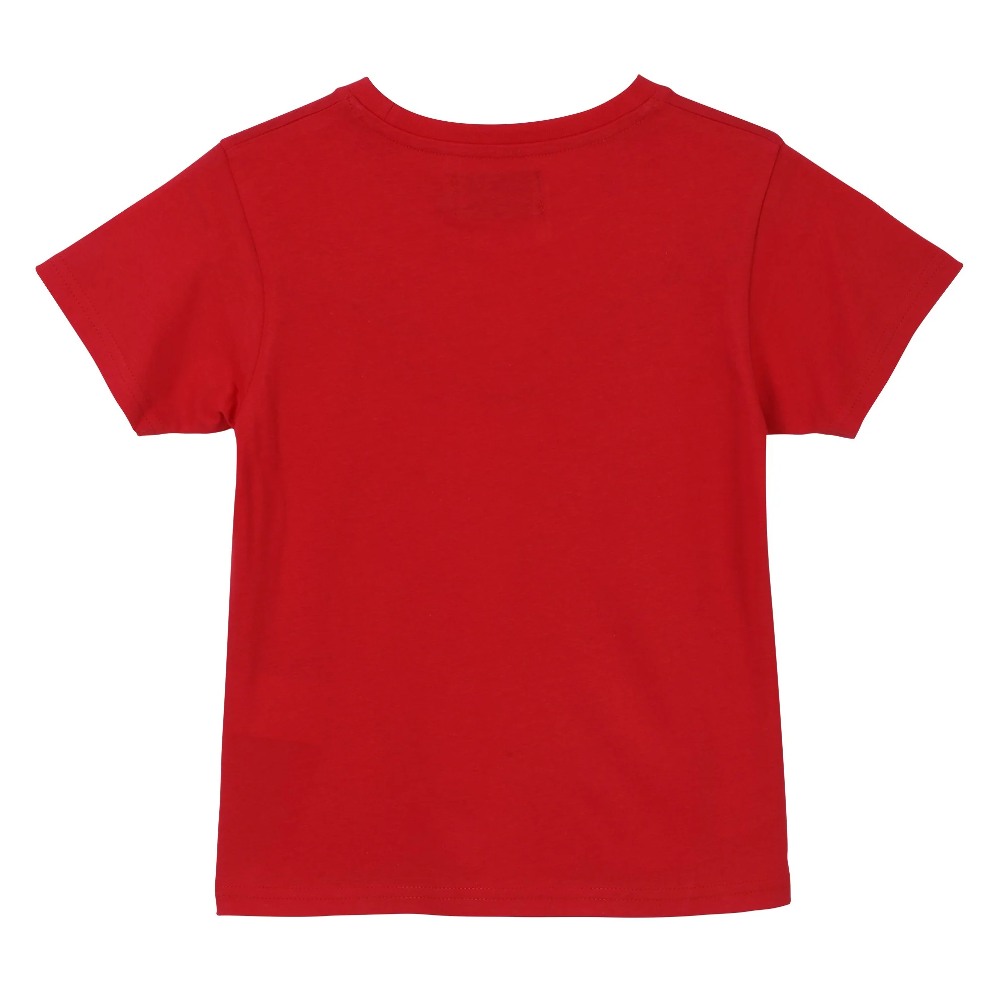 Tee-shirt uni manches courtes 3/12 ans - Bleu - Image 4